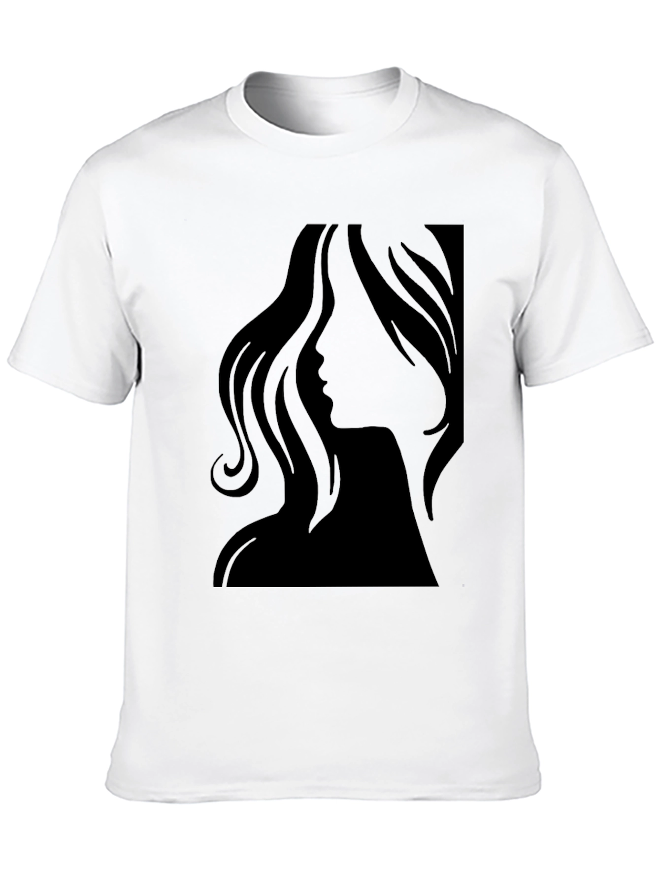 Silhouette Woman Tee - Cool Graphic T-Shirt