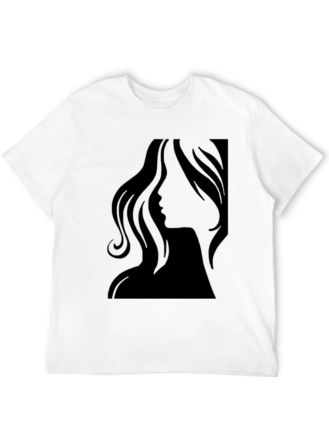 Silhouette Woman Tee - Cool Graphic T-Shirt