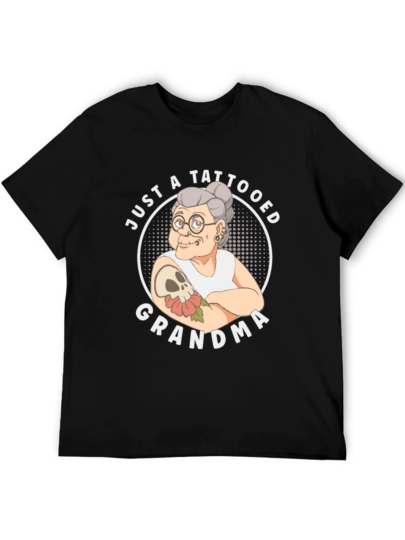 Tattooed Grandma T-Shirt - Funny Graphic Tee