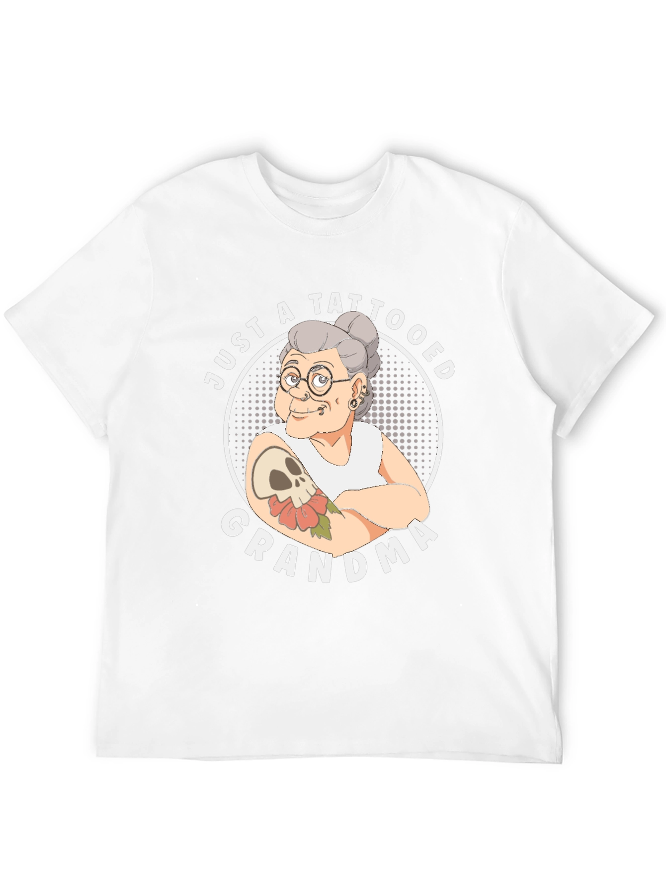 Tattooed Grandma T-Shirt - Funny Graphic Tee