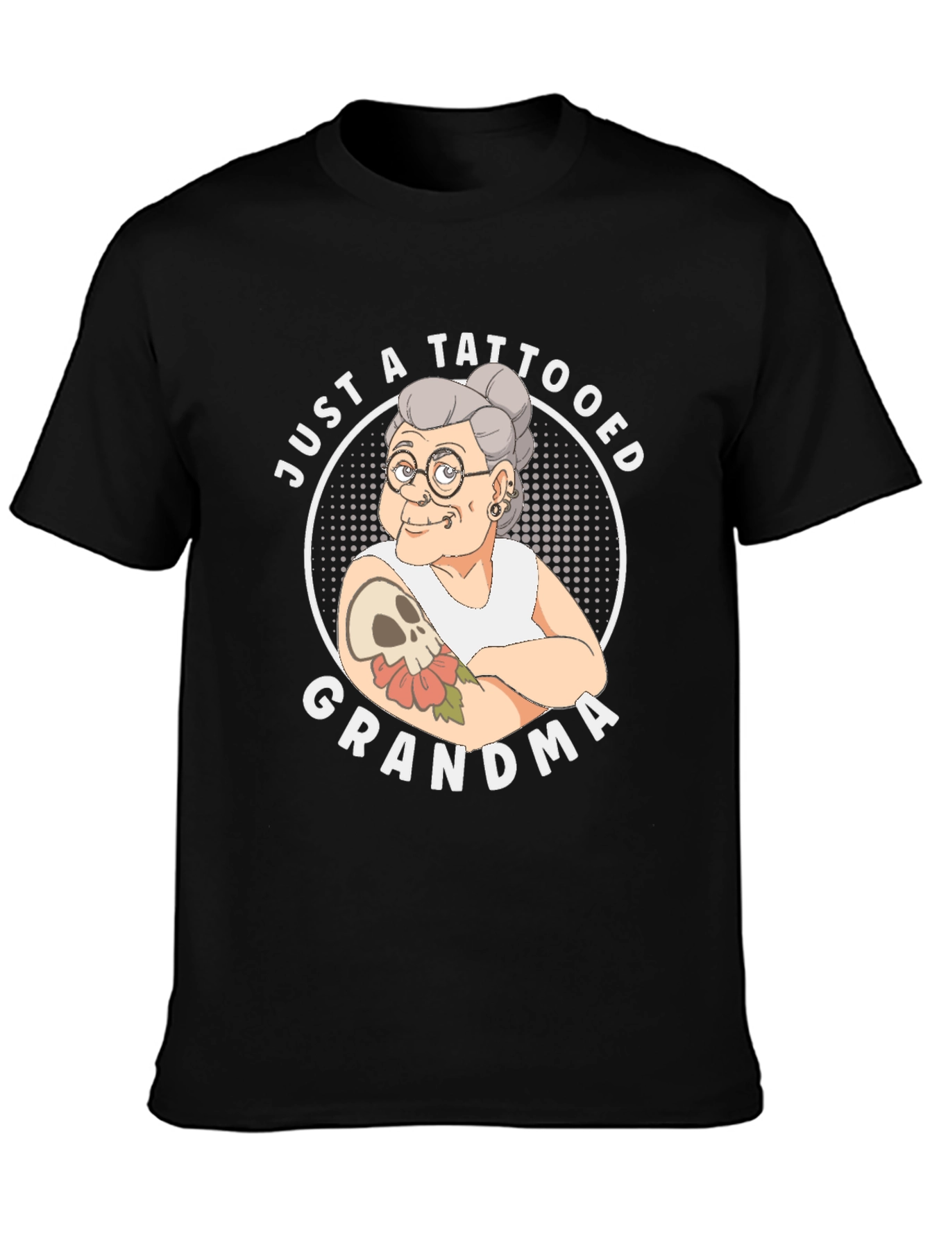 Tattooed Grandma T-Shirt - Funny Graphic Tee
