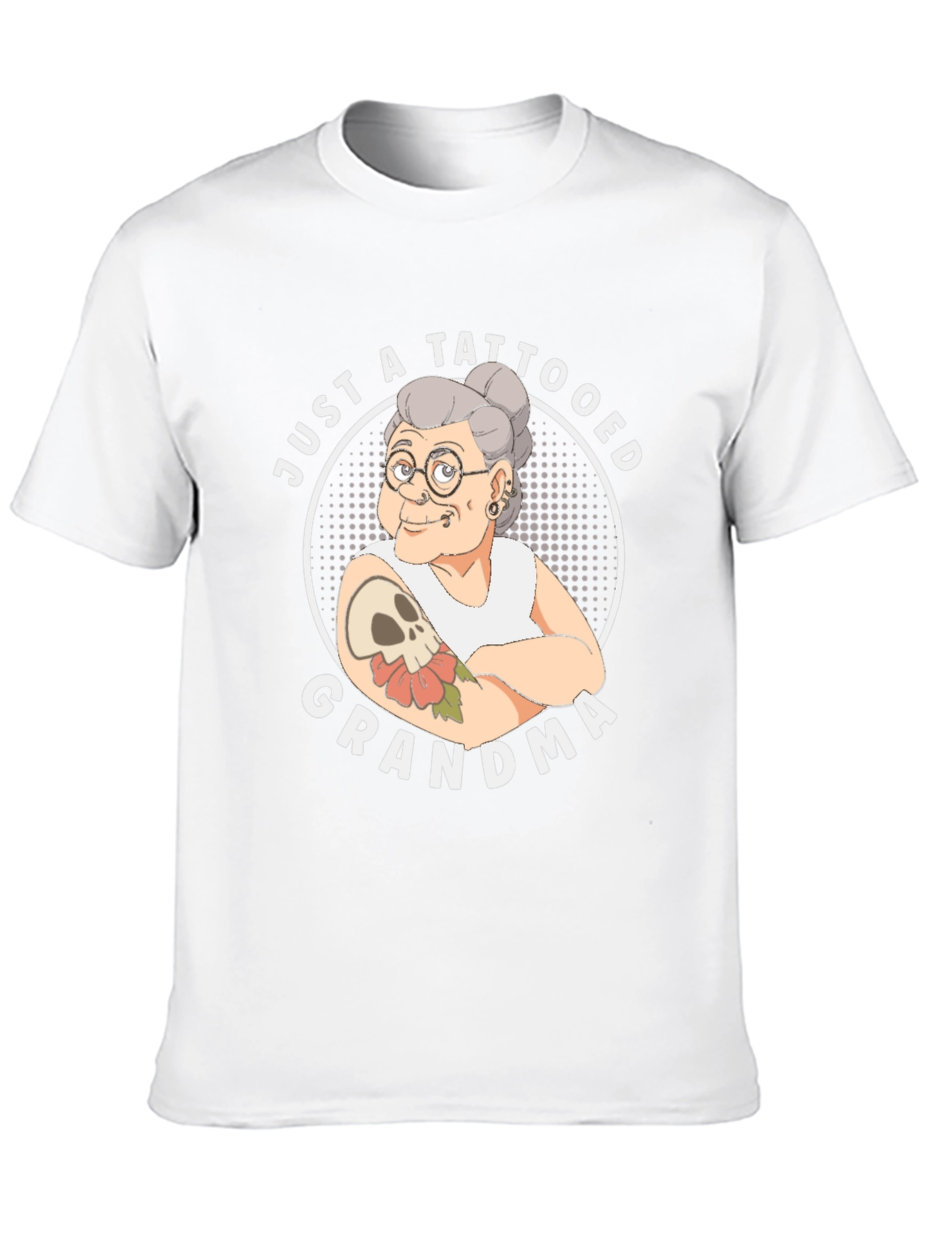 Tattooed Grandma T-Shirt - Funny Graphic Tee