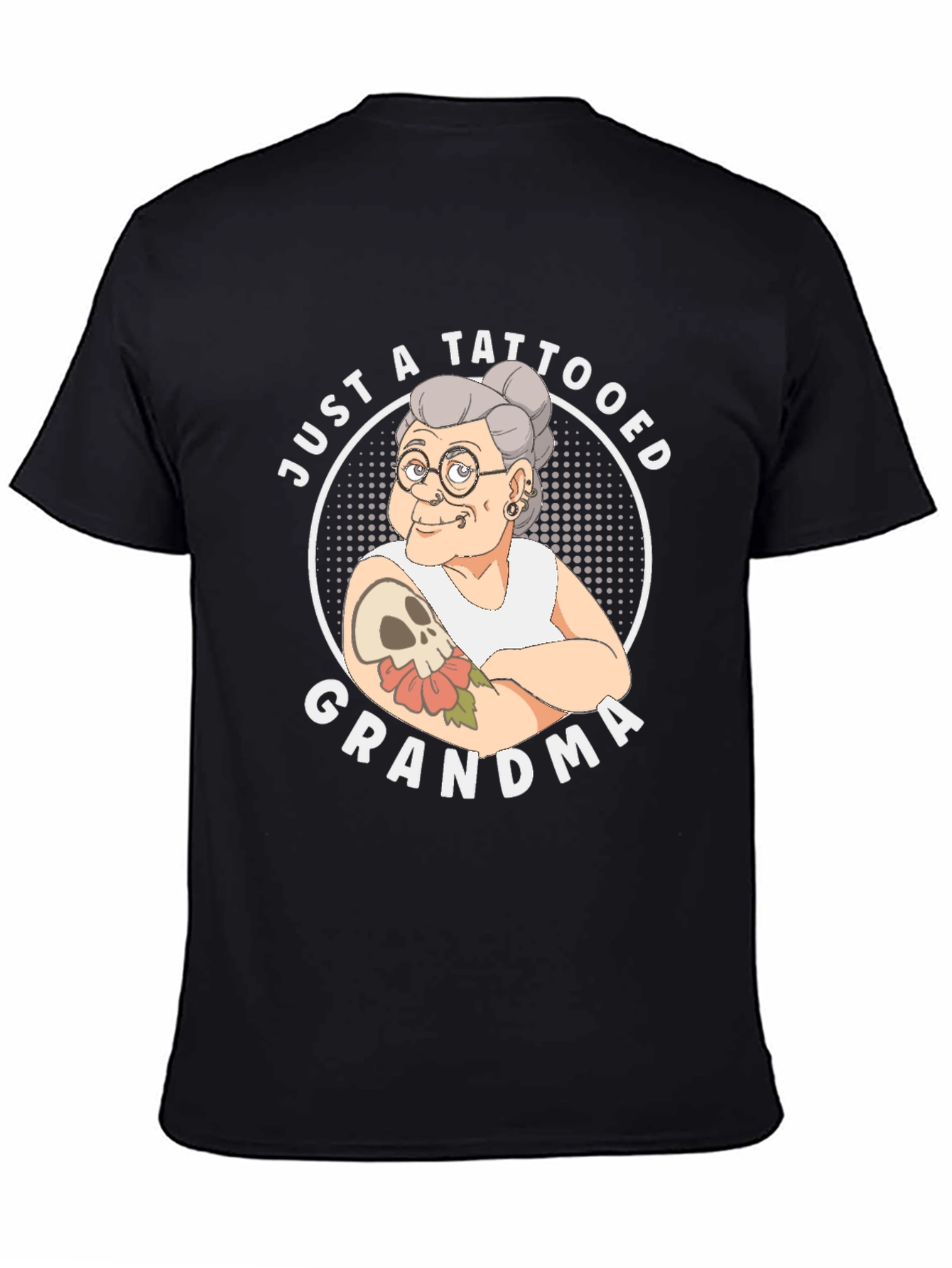 Tattooed Grandma T-Shirt - Funny Graphic Tee
