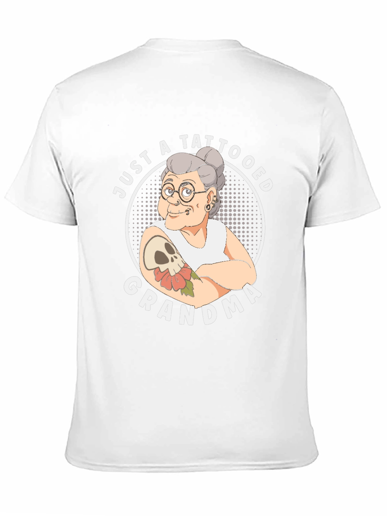 Tattooed Grandma T-Shirt - Funny Graphic Tee