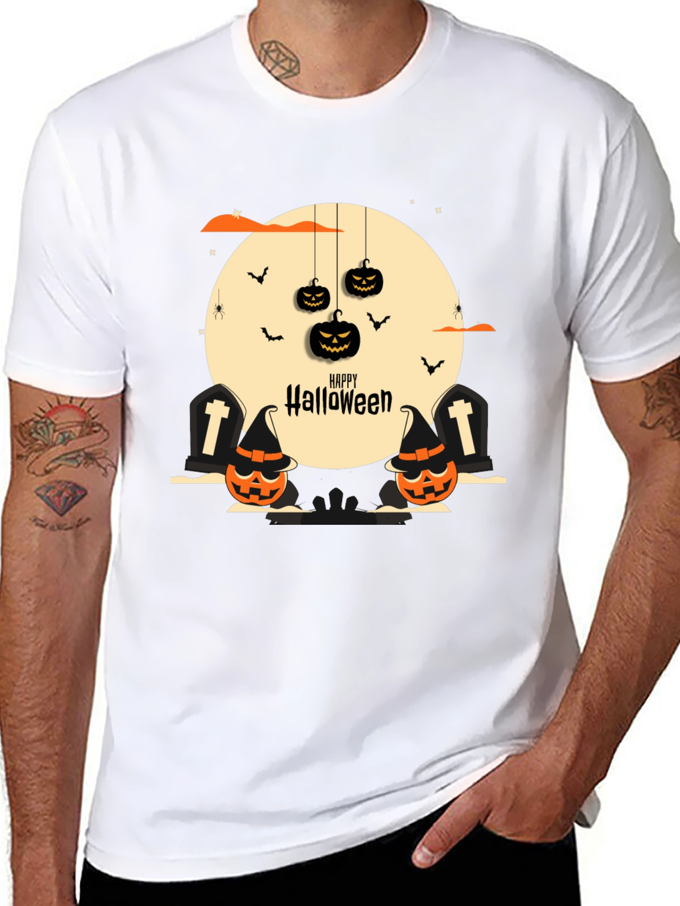 Halloween Graphic Tee - Spooky Season Style