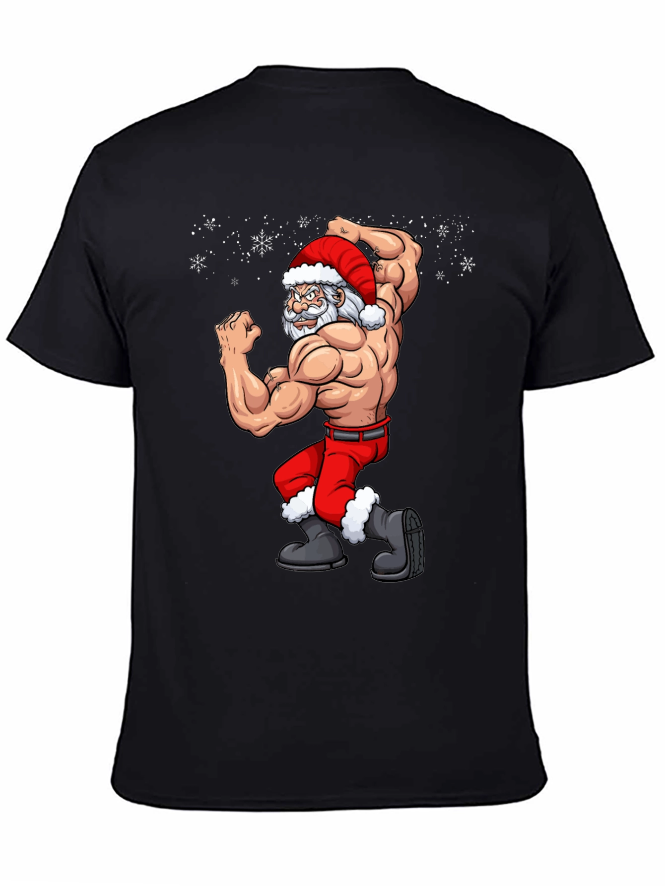 Buff Santa Christmas T-Shirt
