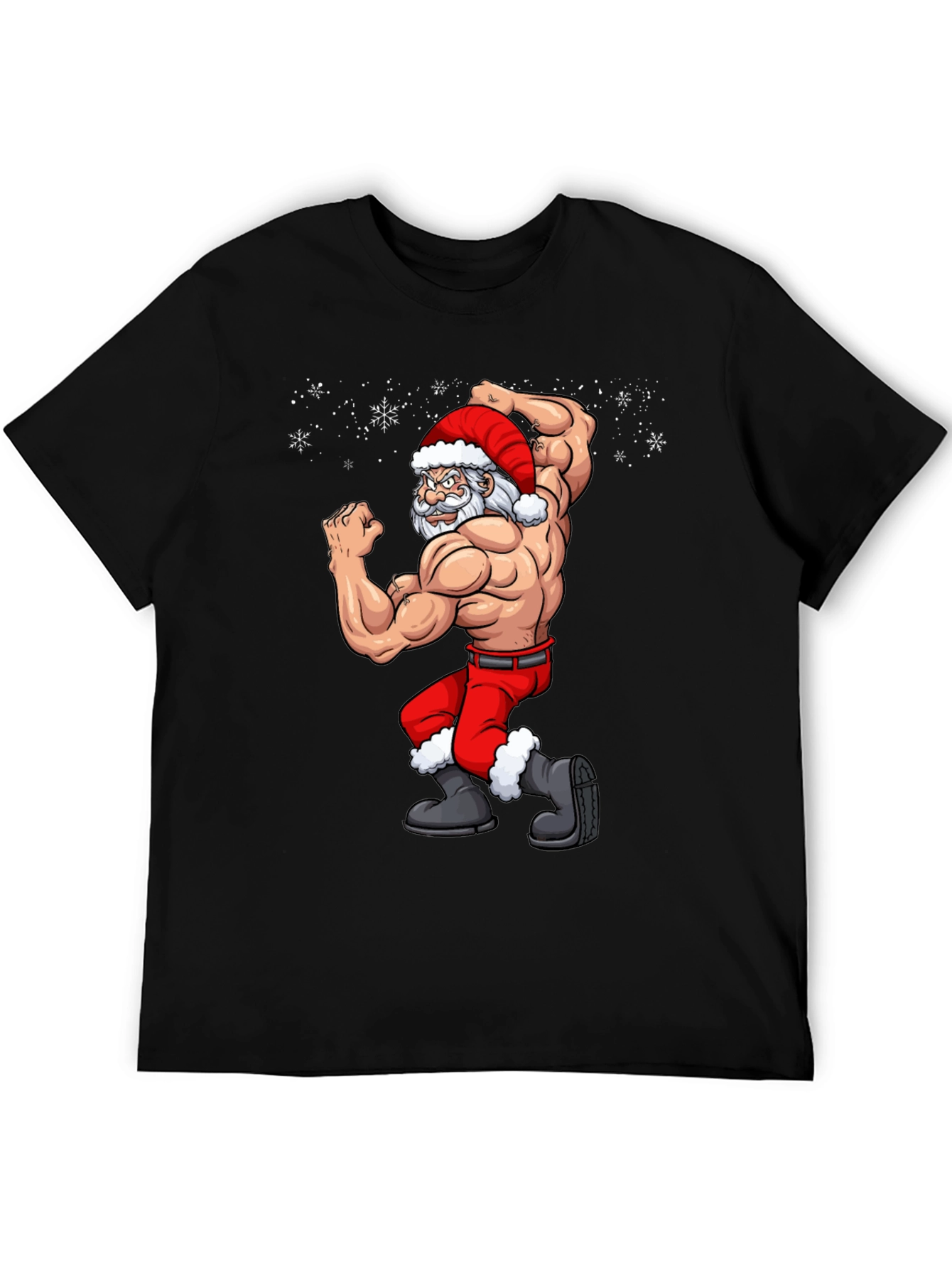 Buff Santa Christmas T-Shirt