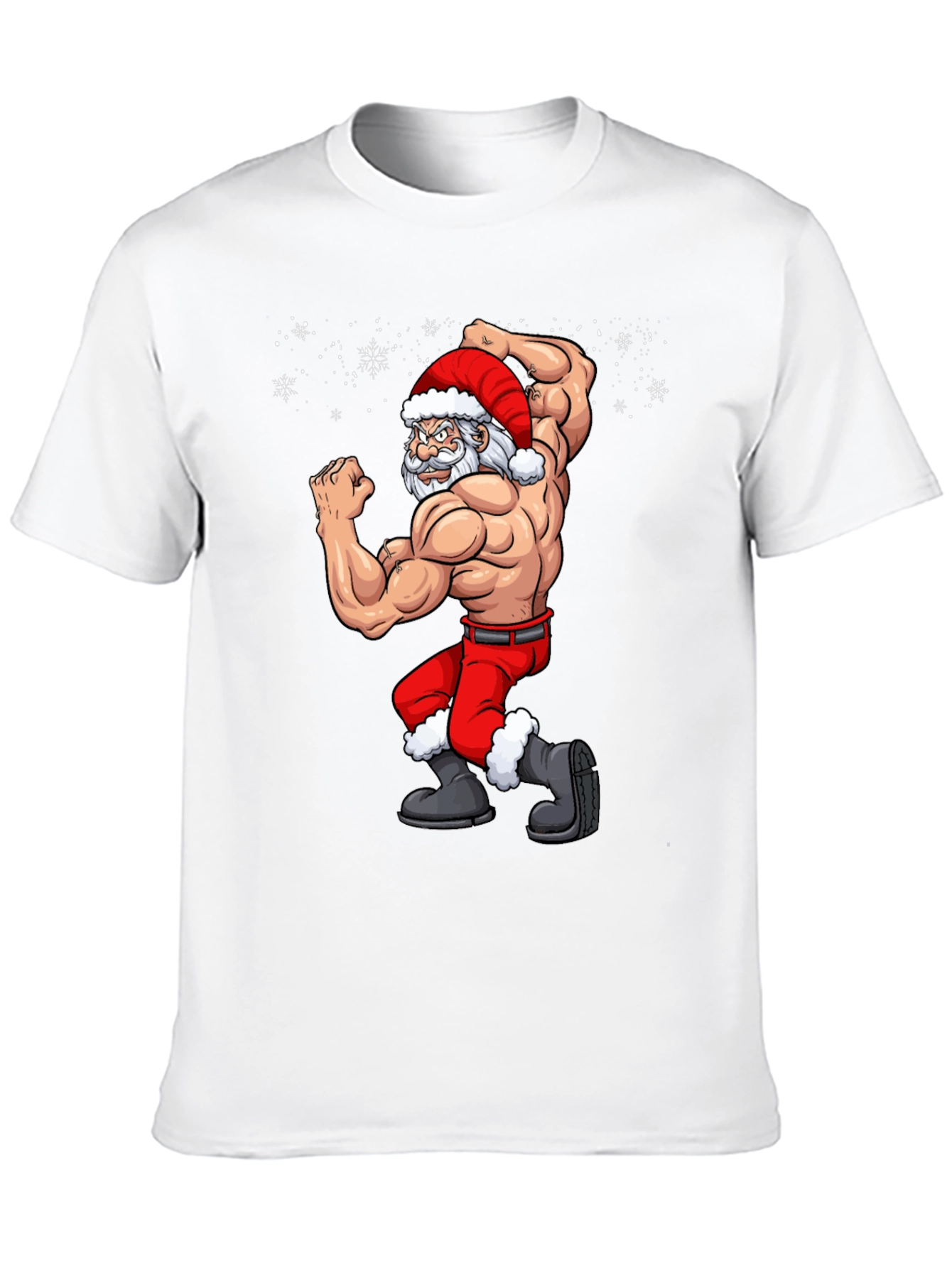 Buff Santa Christmas T-Shirt