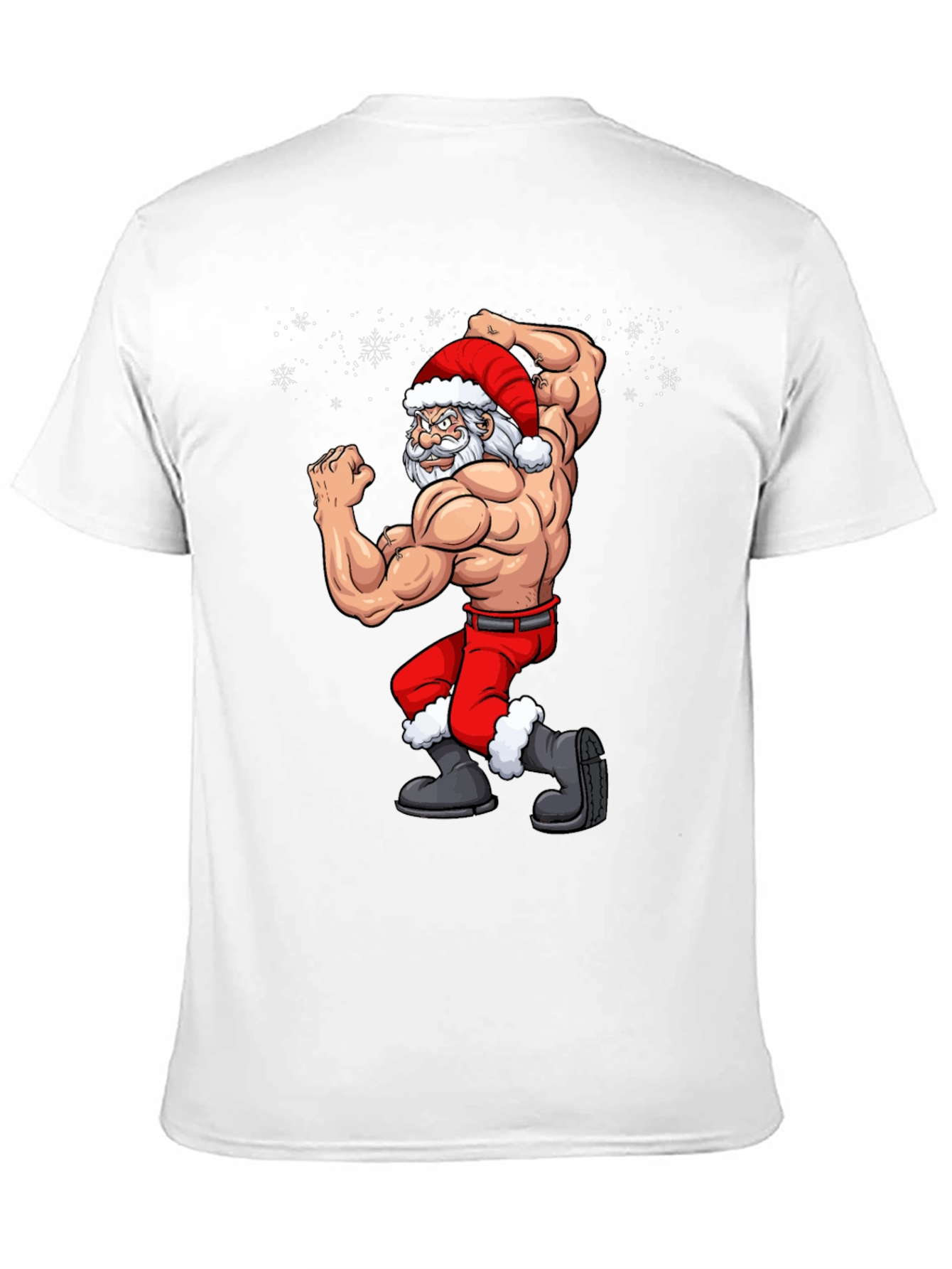 Buff Santa Christmas T-Shirt