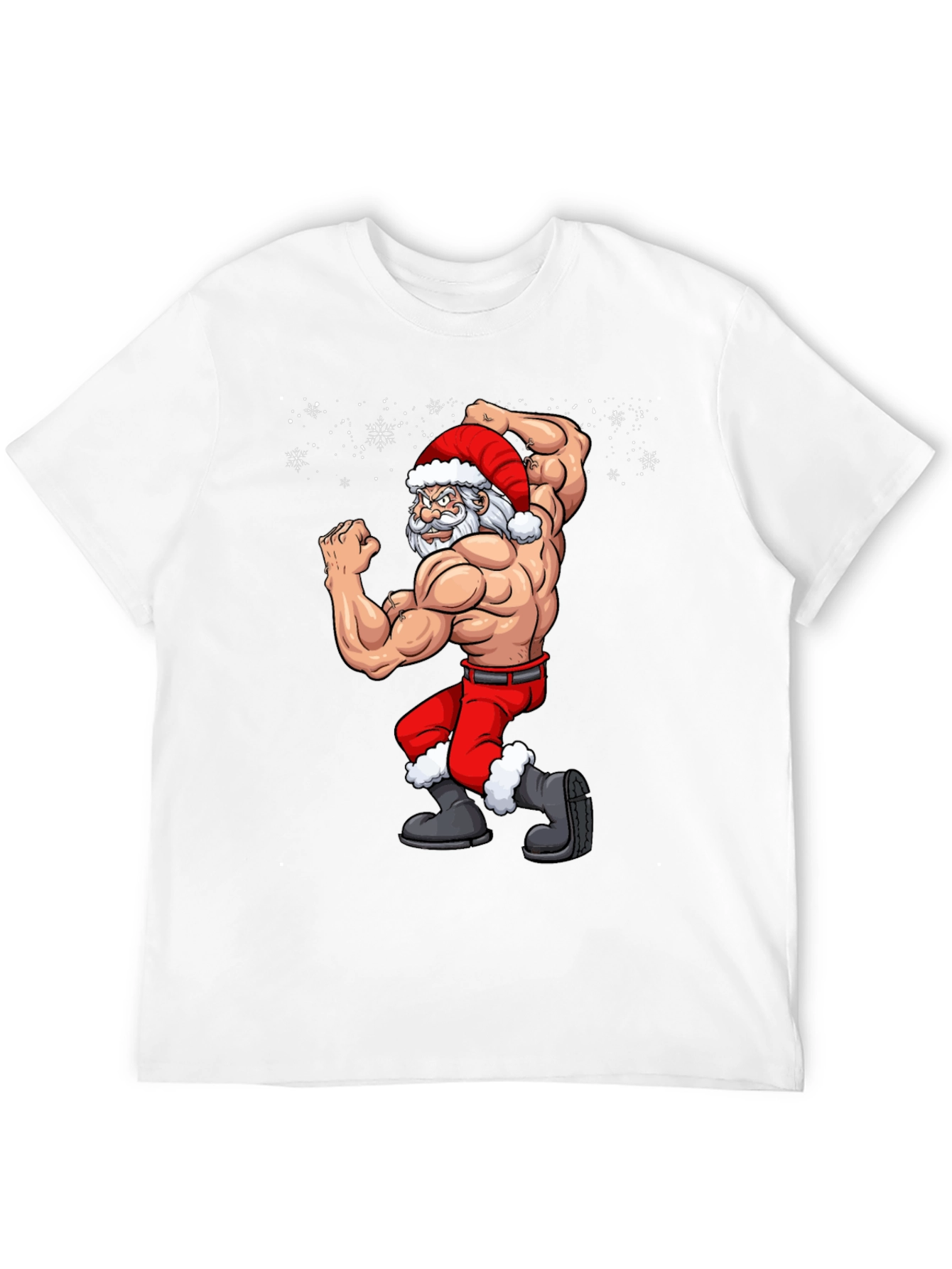 Buff Santa Christmas T-Shirt