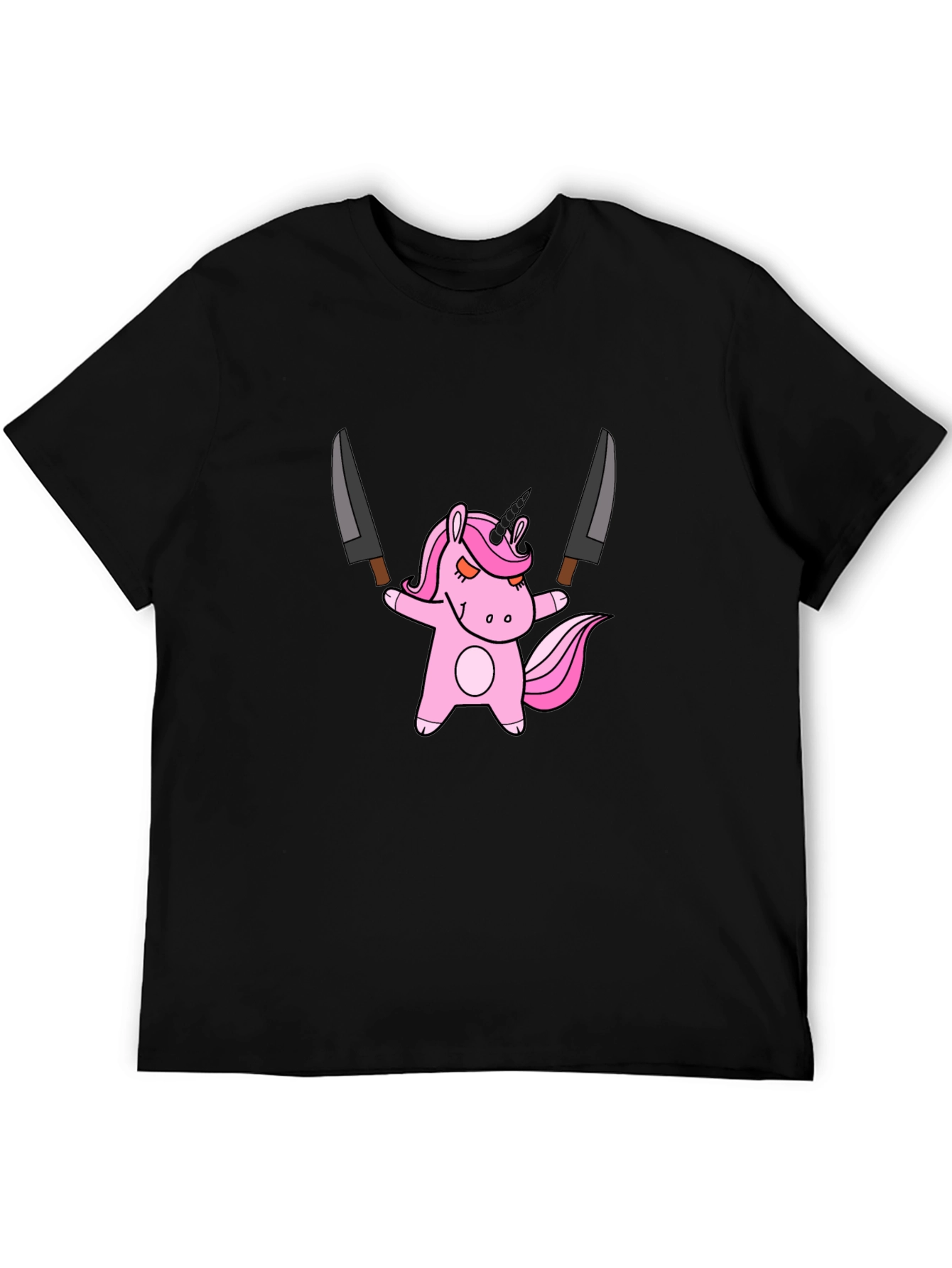 Unicorn With Knives Graphic Tee