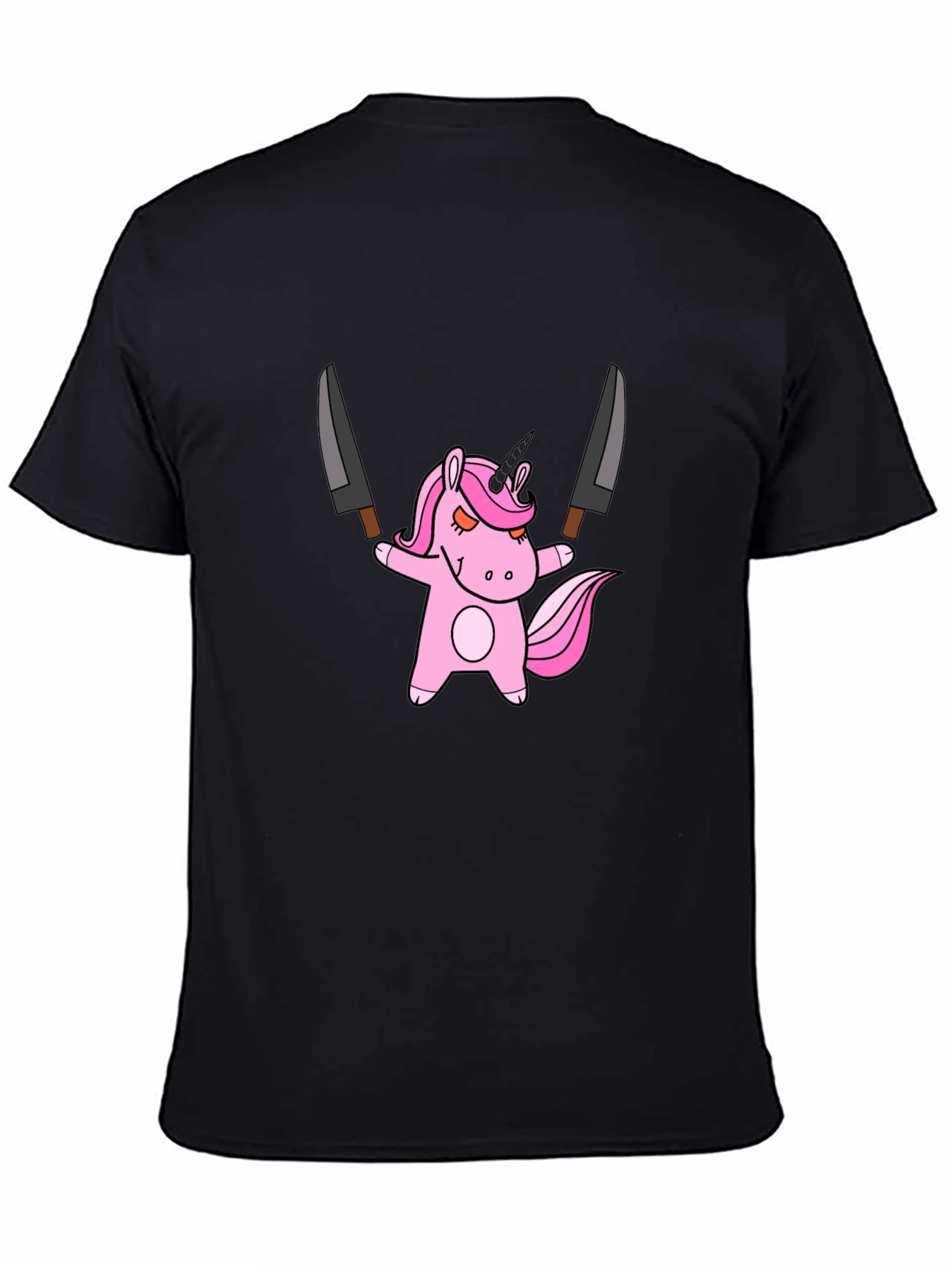 Unicorn With Knives Graphic Tee
