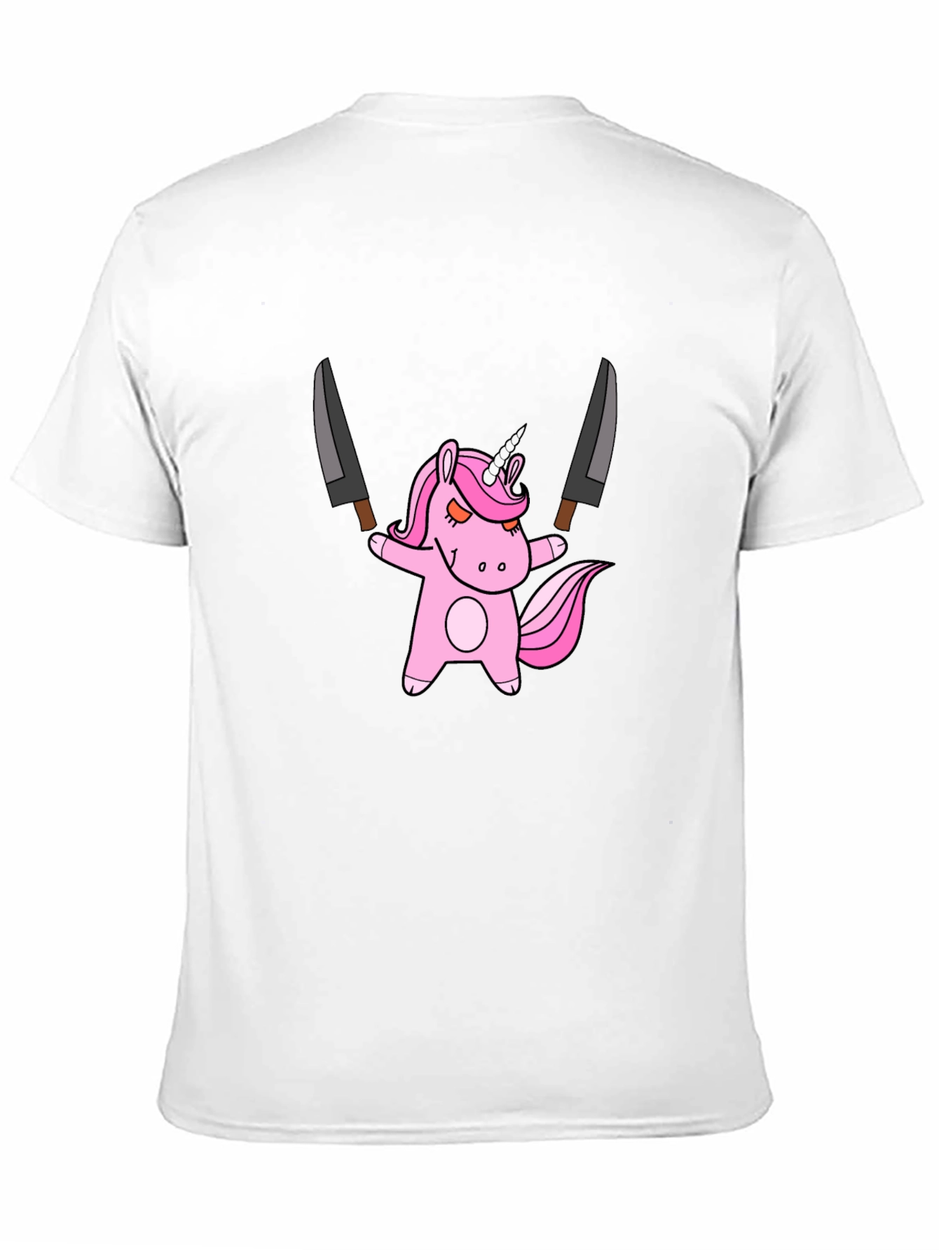 Unicorn With Knives Graphic Tee