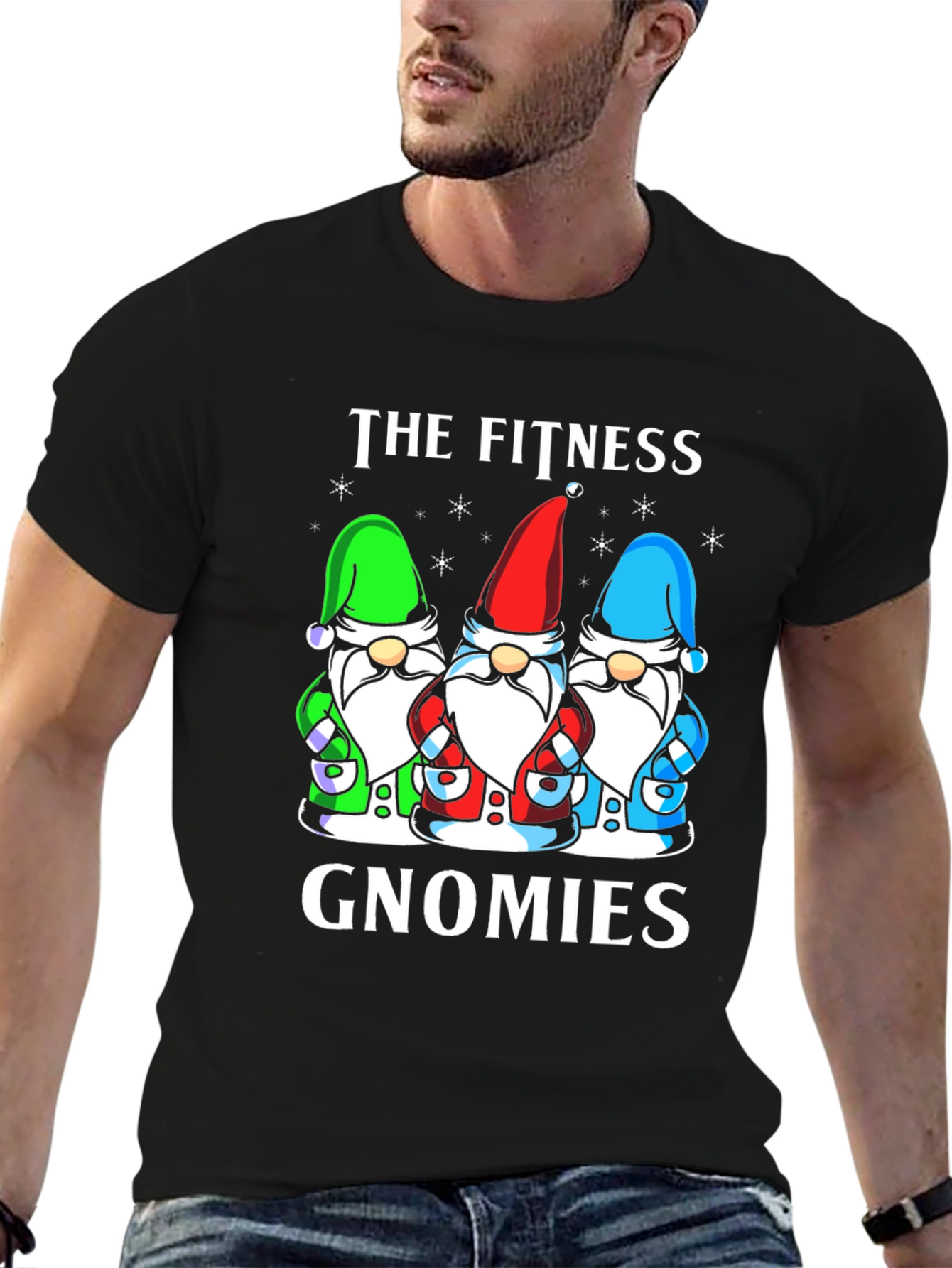 Fitness Gnomies T-Shirt - Workout Humor