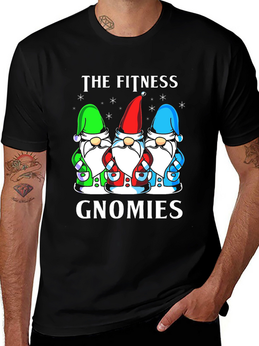 Fitness Gnomies T-Shirt - Workout Humor