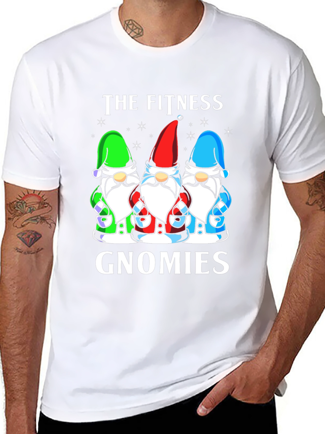 Fitness Gnomies T-Shirt - Workout Humor
