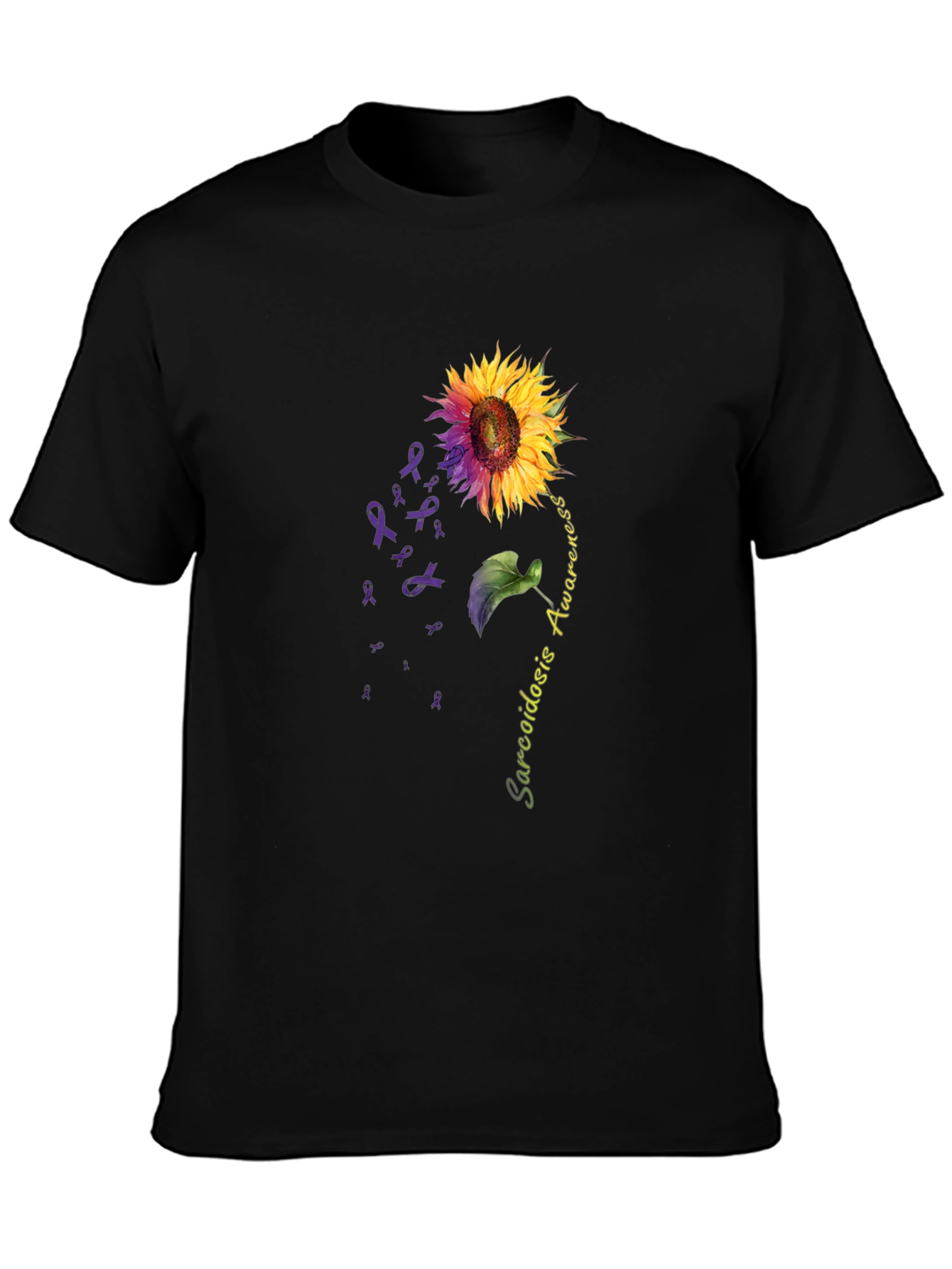 Sarcoidosis Awareness Sunflower T-Shirt