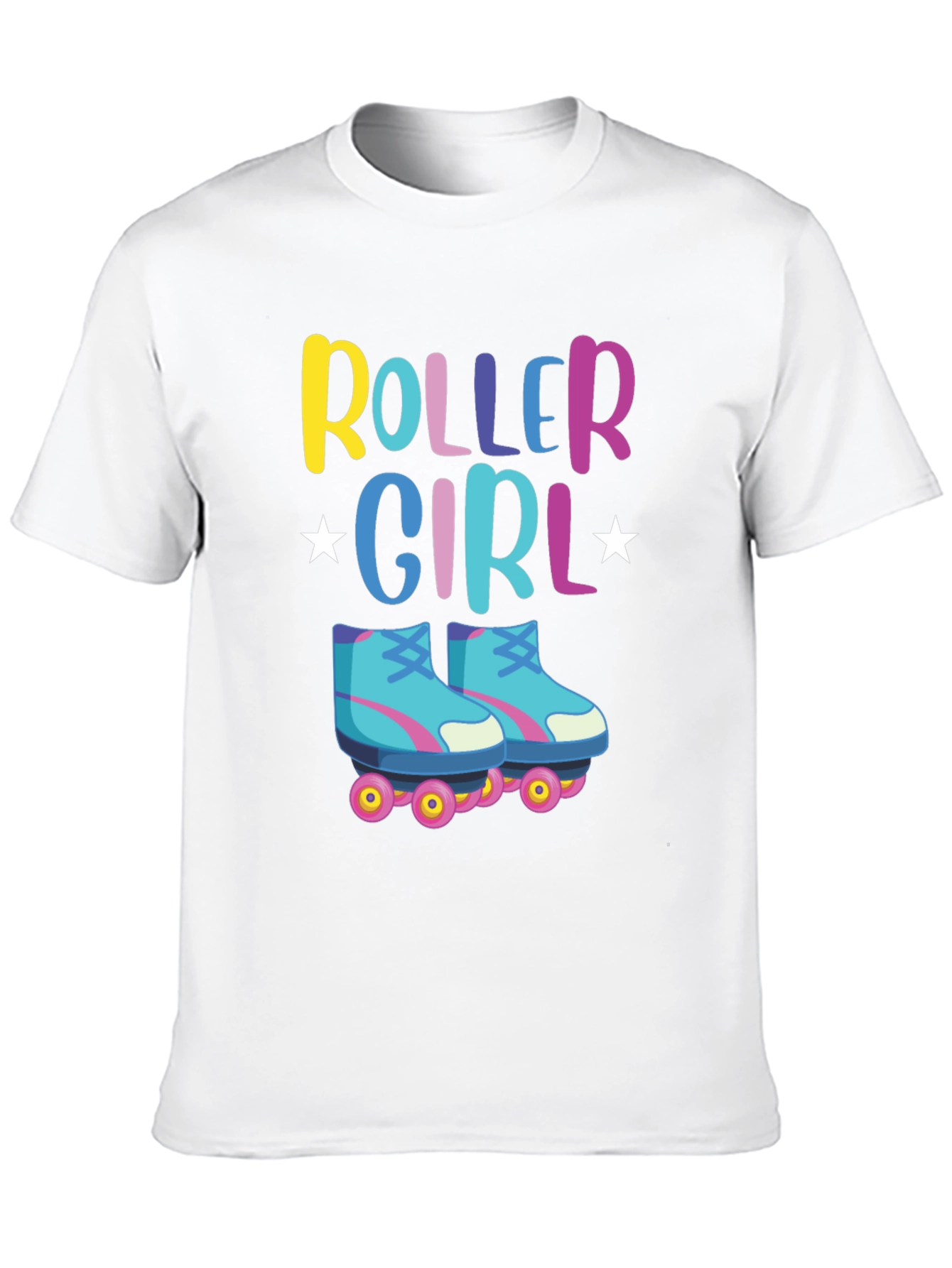 Roller Girl T-Shirt - Retro Skate Design