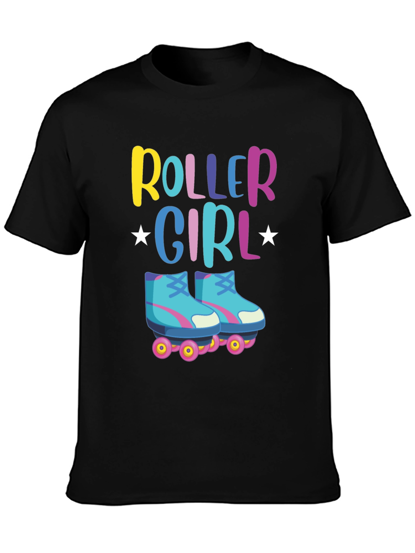 Roller Girl T-Shirt - Retro Skate Design