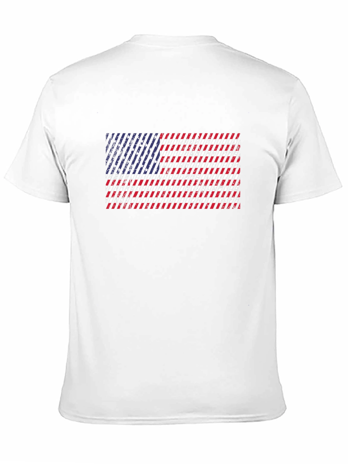 American Flag Distressed Graphic T-Shirt