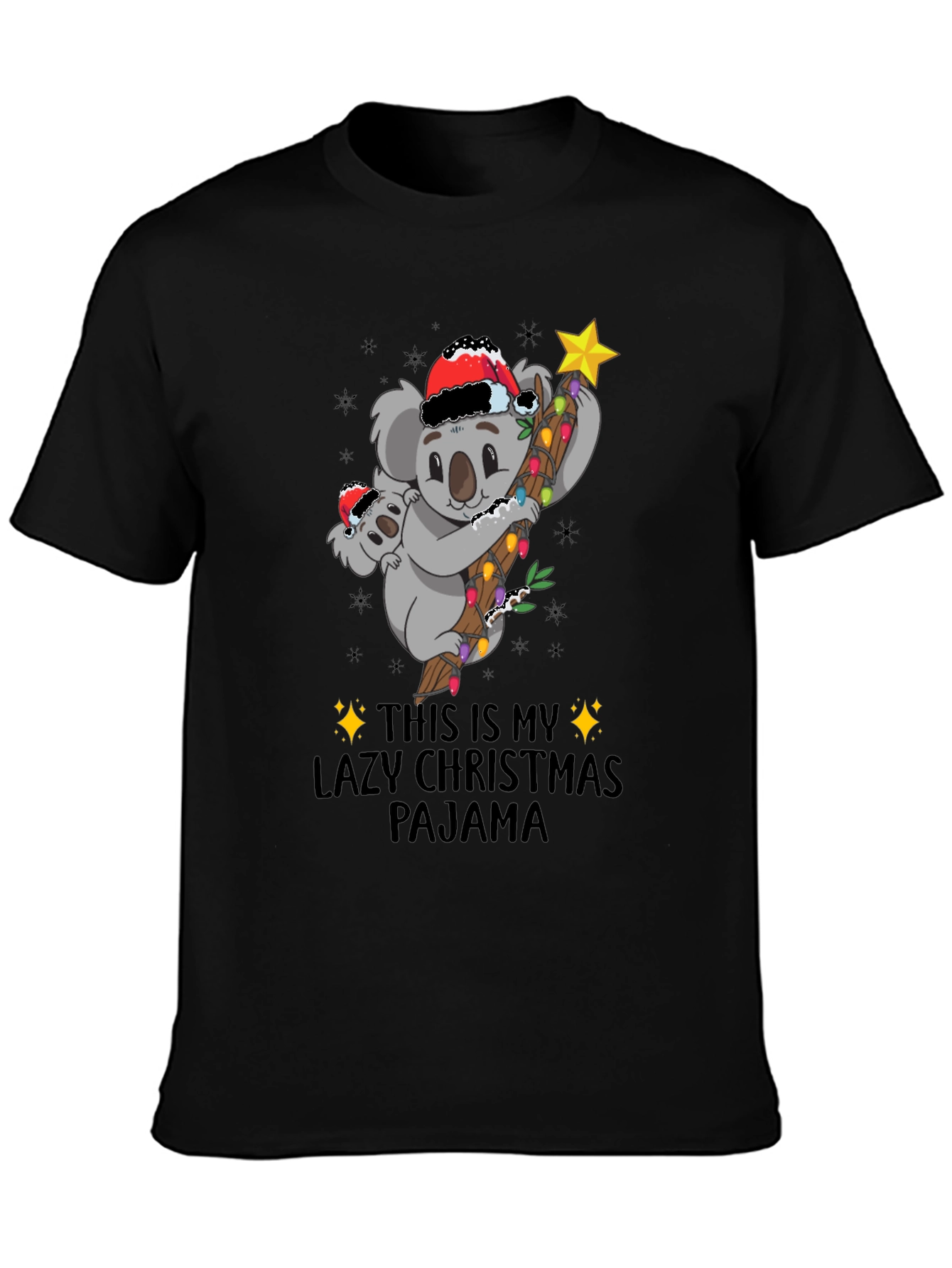 Koala Christmas Pajama T-Shirt