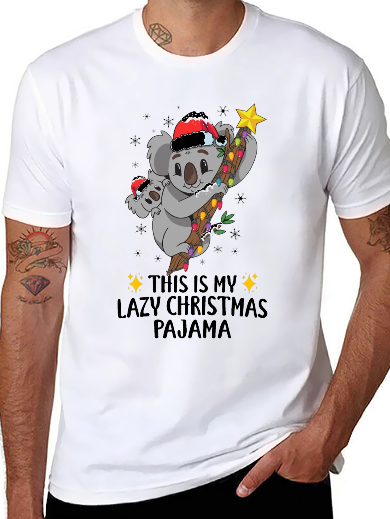 Koala Christmas Pajama T-Shirt