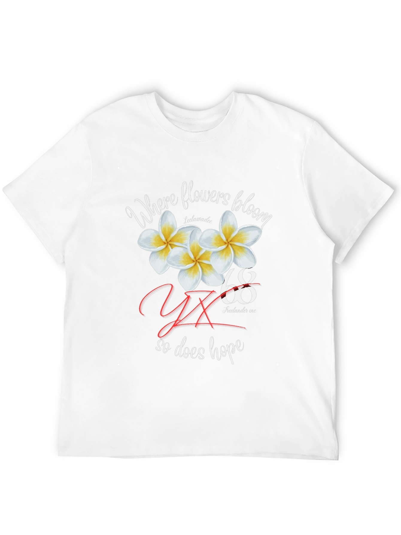Floral Hope T-Shirt - Black