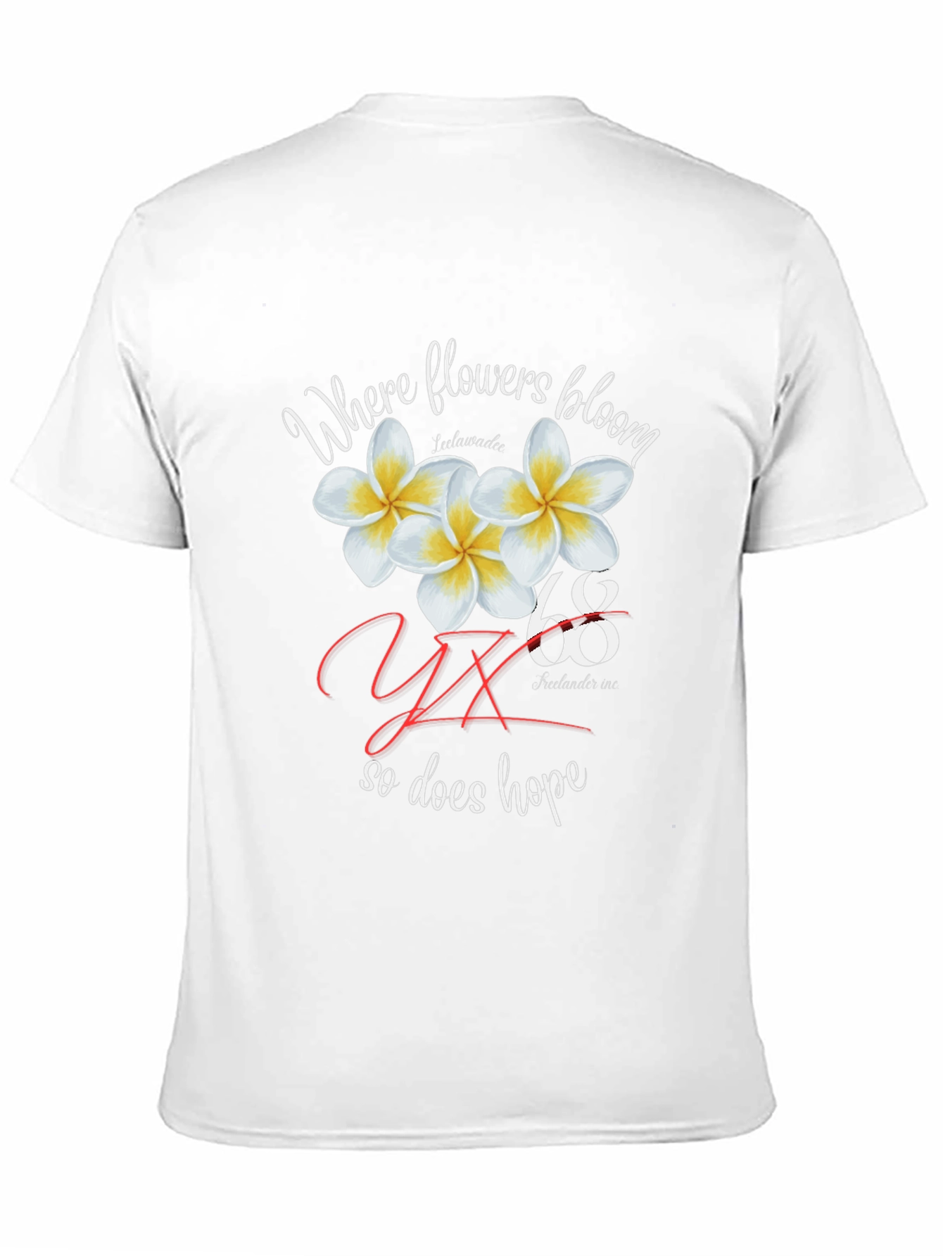 Floral Hope T-Shirt - Black