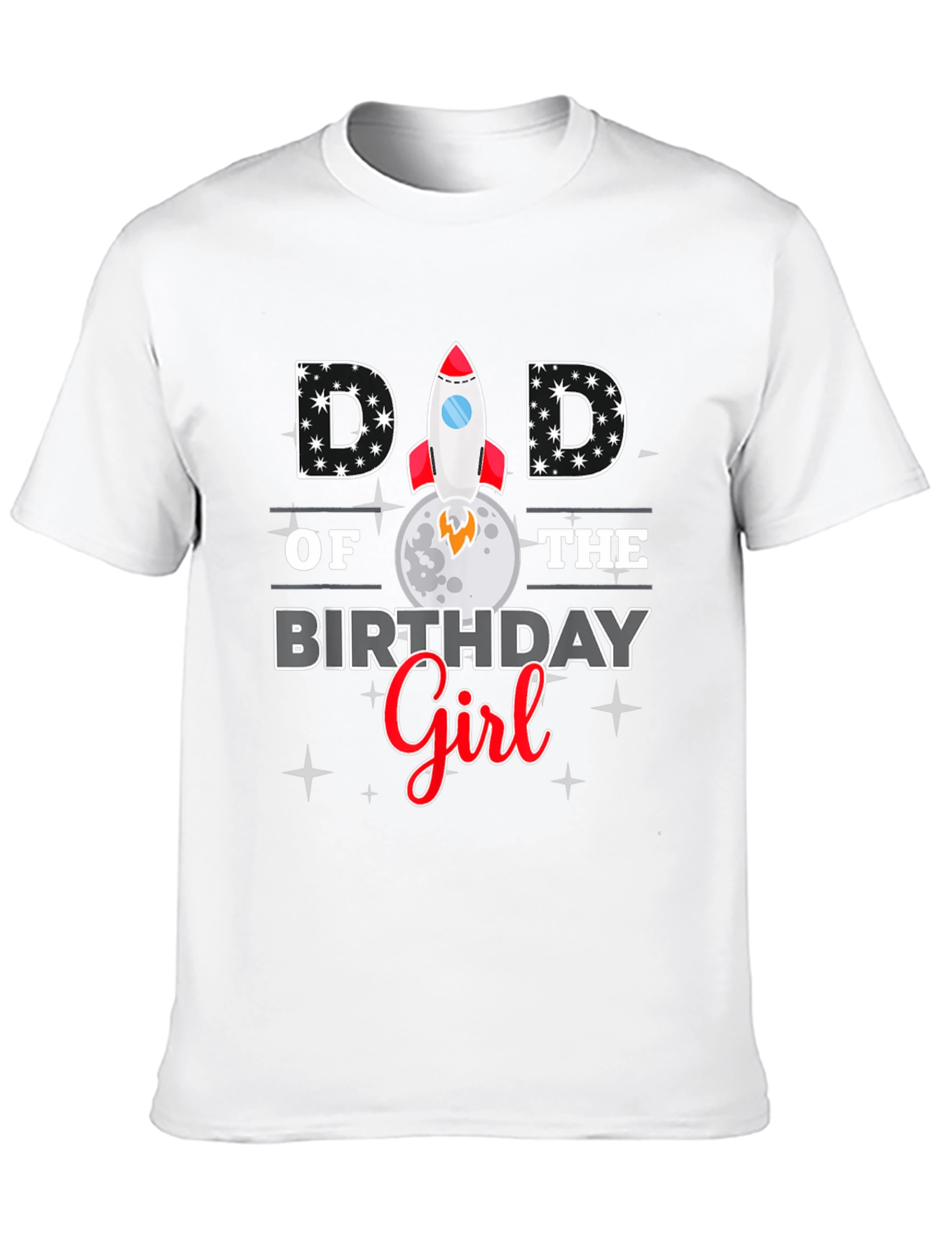 Dad of the Birthday Girl Graphic T-Shirt