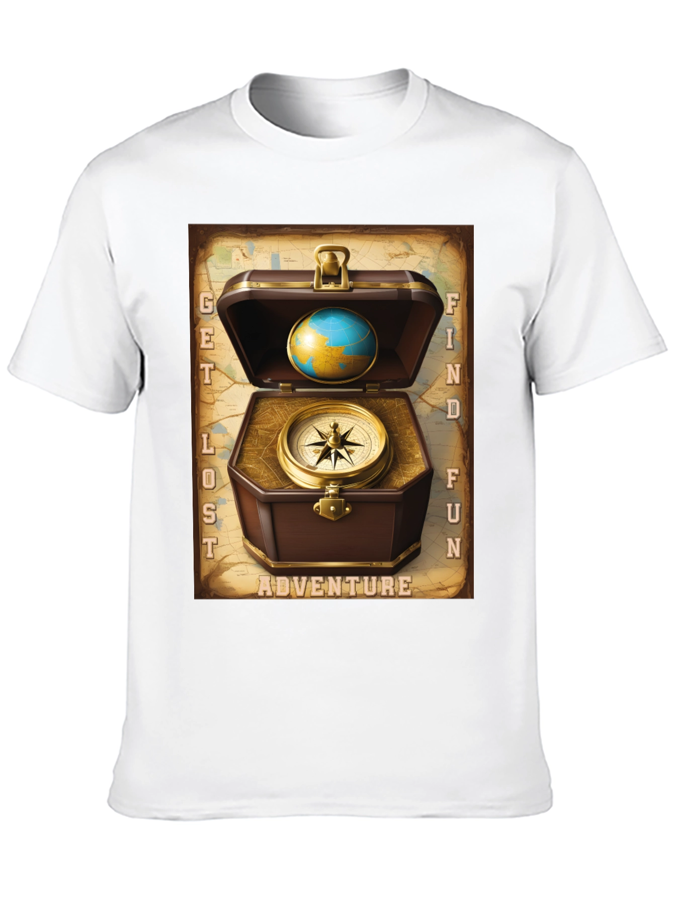 Adventure Seeker Graphic Tee - Get Lost Find Fun