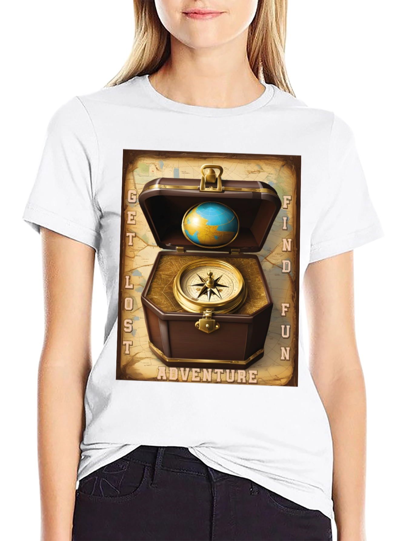 Adventure Seeker Graphic Tee - Get Lost Find Fun