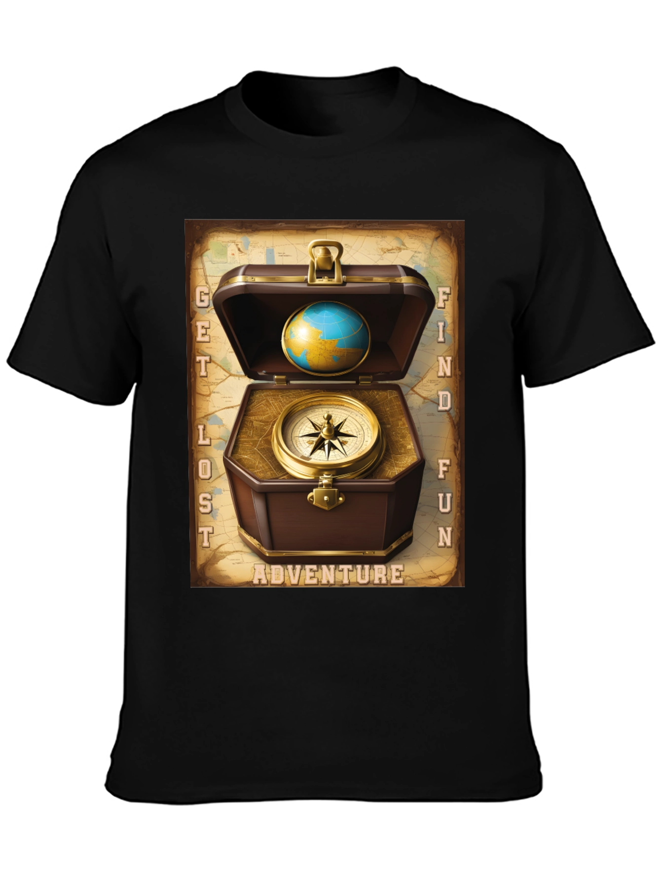 Adventure Seeker Graphic Tee - Get Lost Find Fun