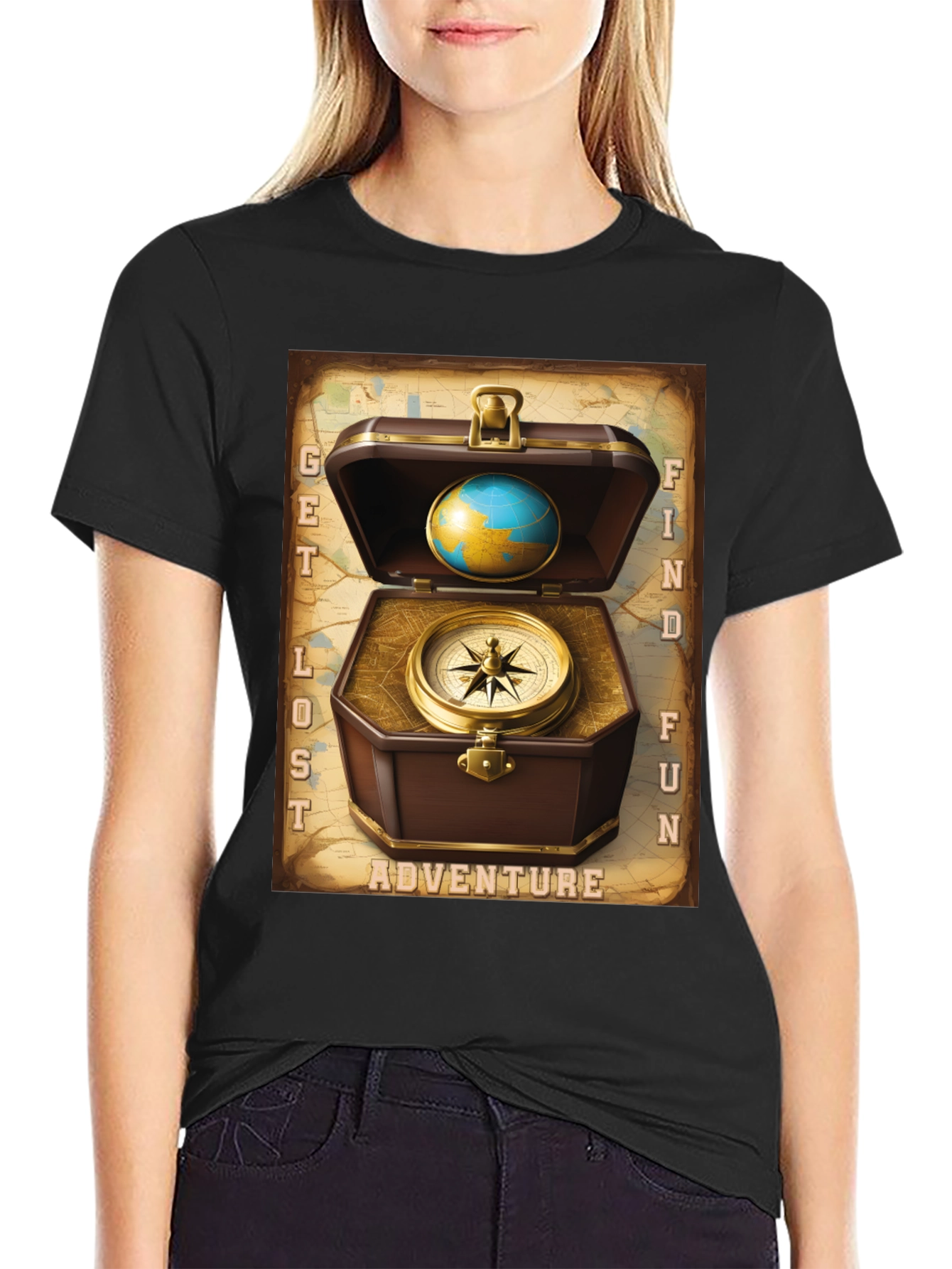Adventure Seeker Graphic Tee - Get Lost Find Fun