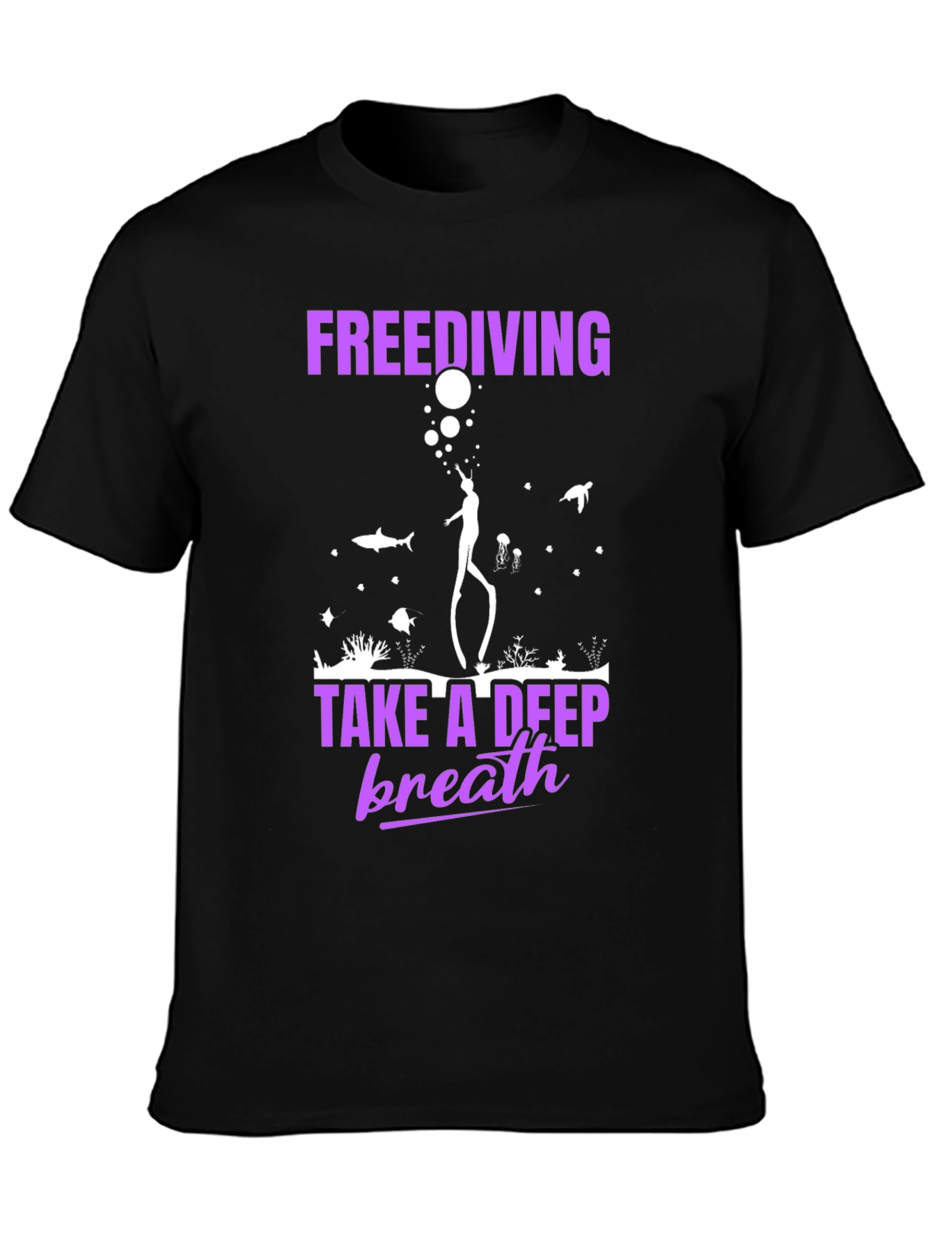 Freediving T-Shirt: Take a Deep Breath