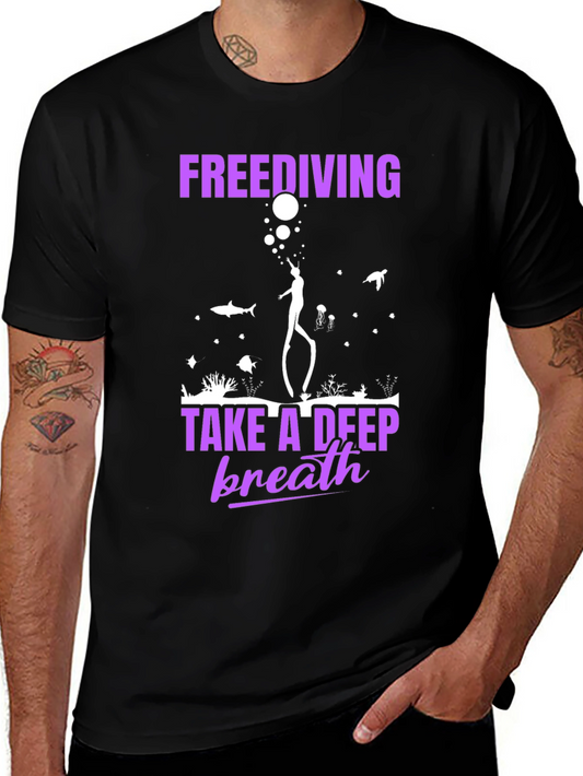 Freediving T-Shirt: Take a Deep Breath