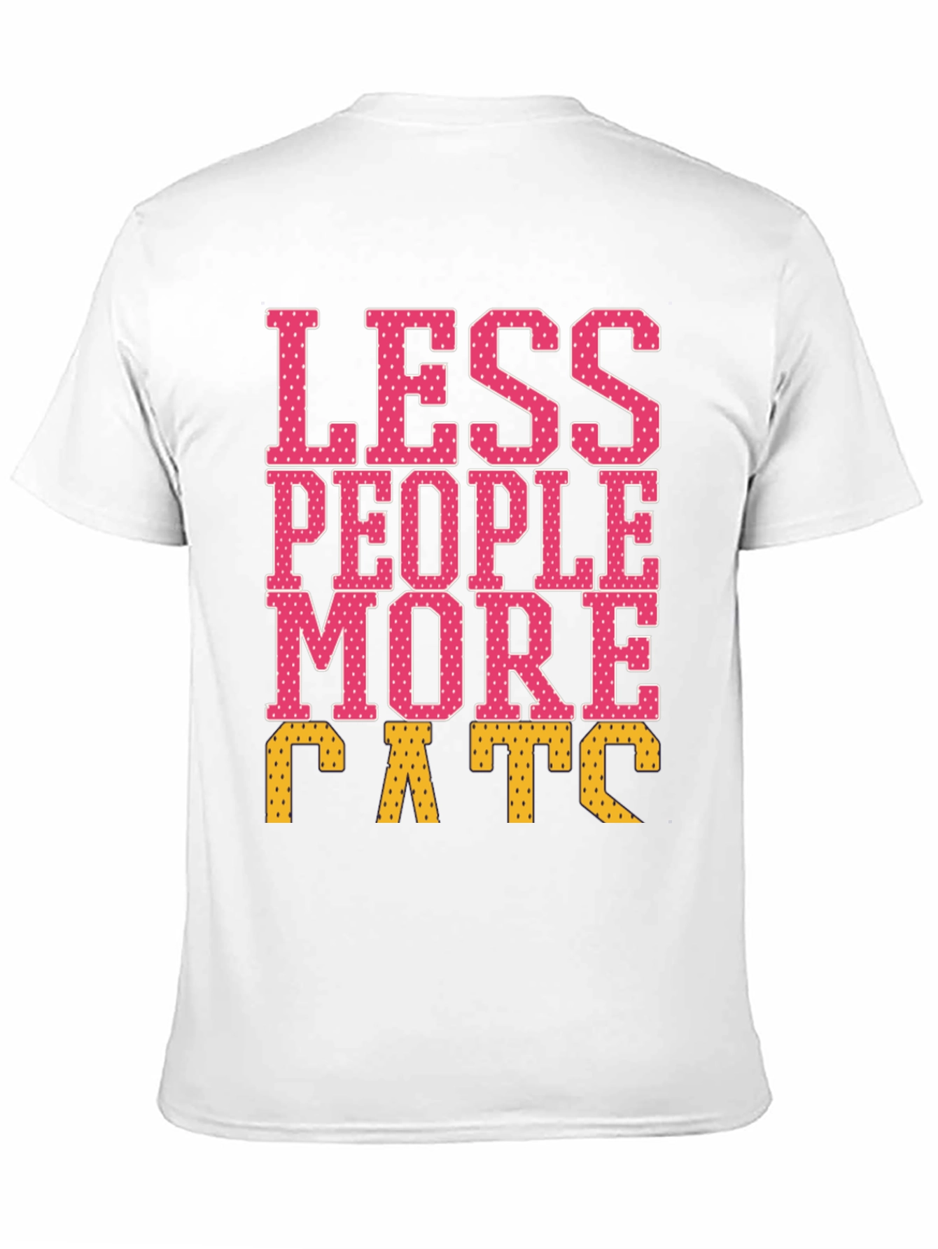 Less People More Cats Graphic Tee