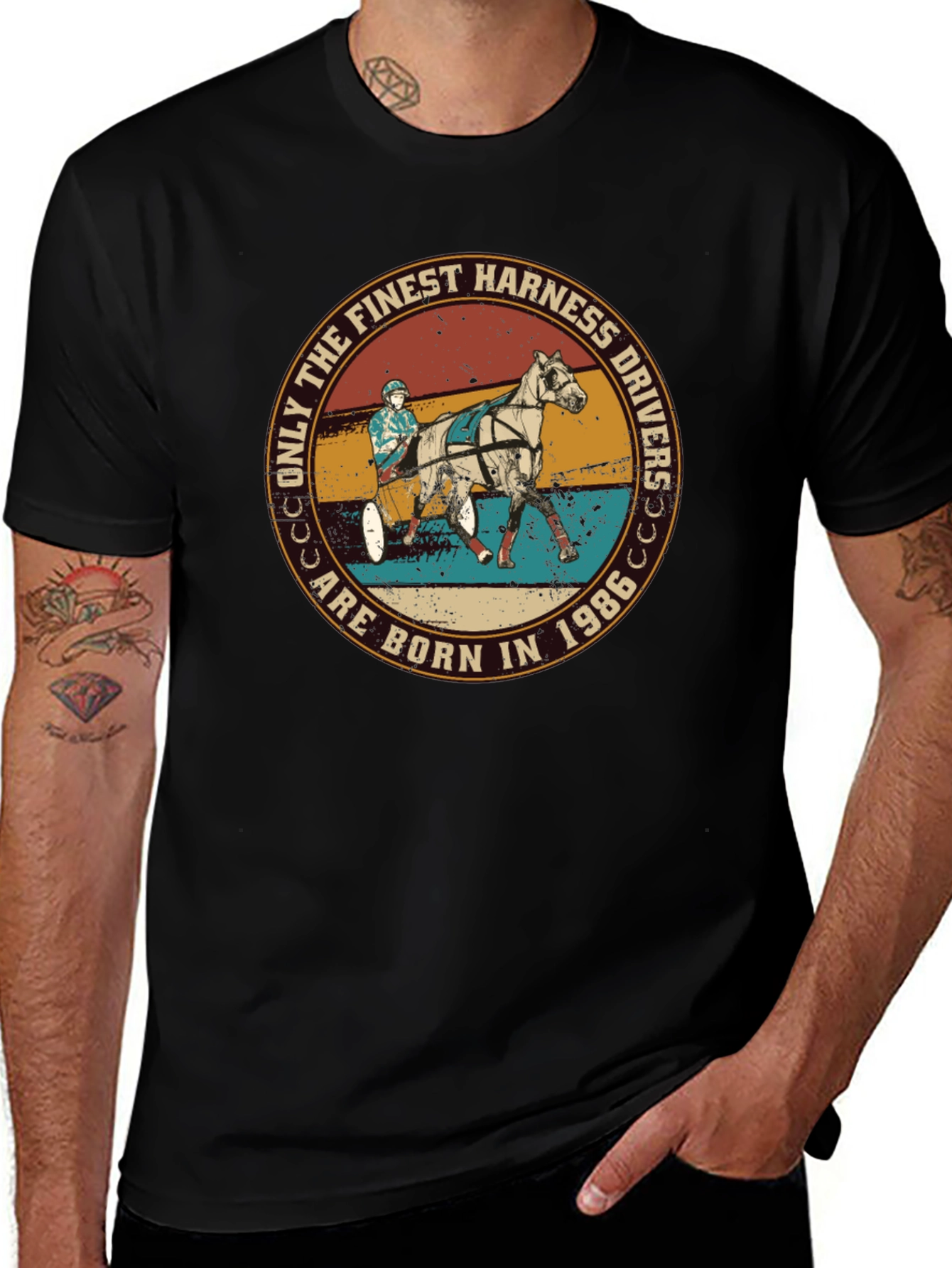 Finest Harness Drivers Born in 1986 T-Shirt
