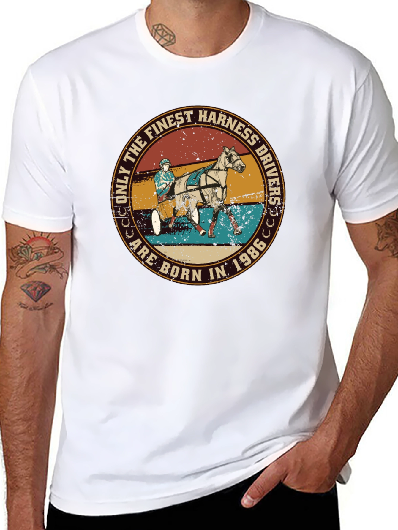 Finest Harness Drivers Born in 1986 T-Shirt