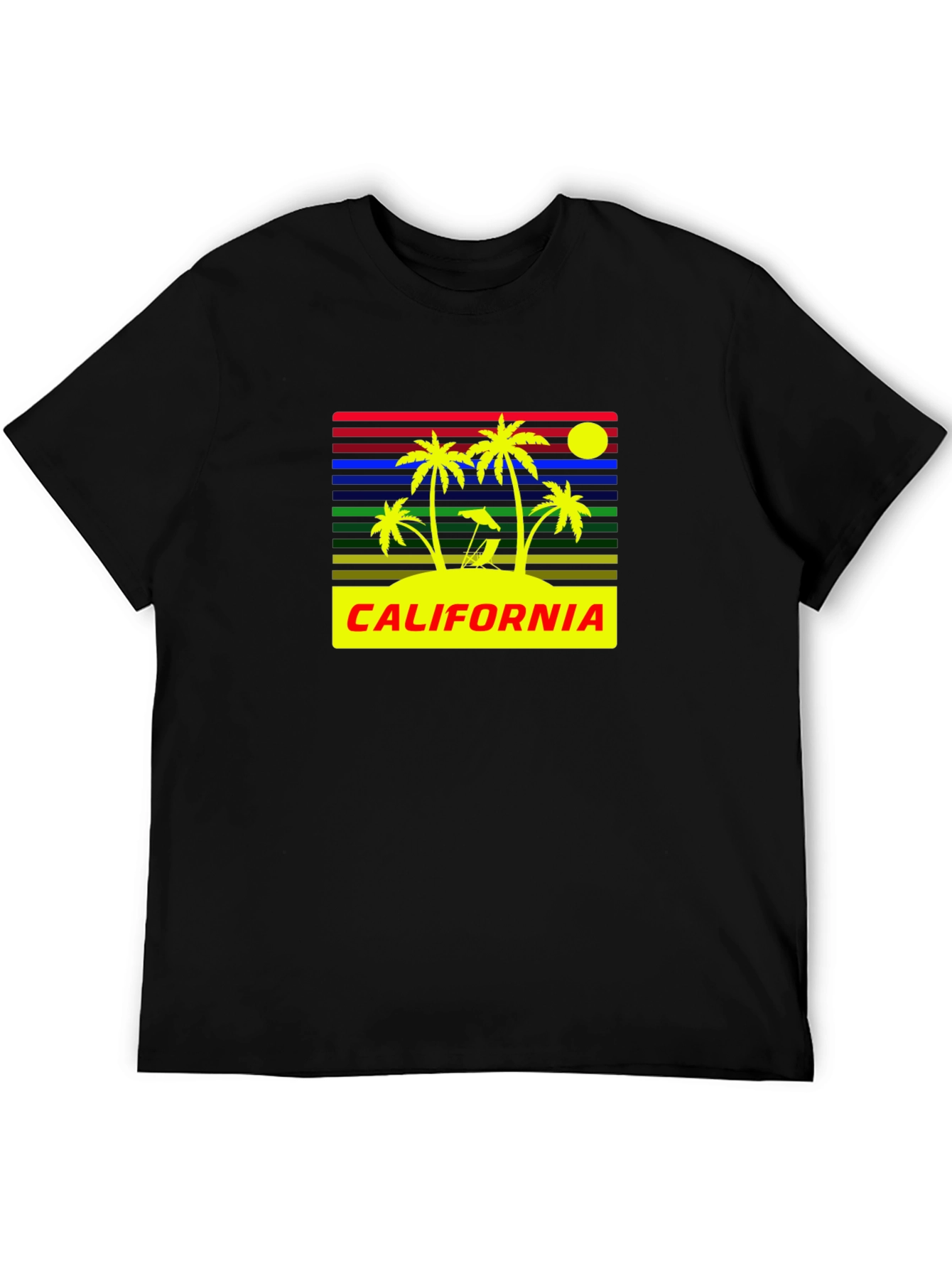 California Palm Tree Retro T-Shirt