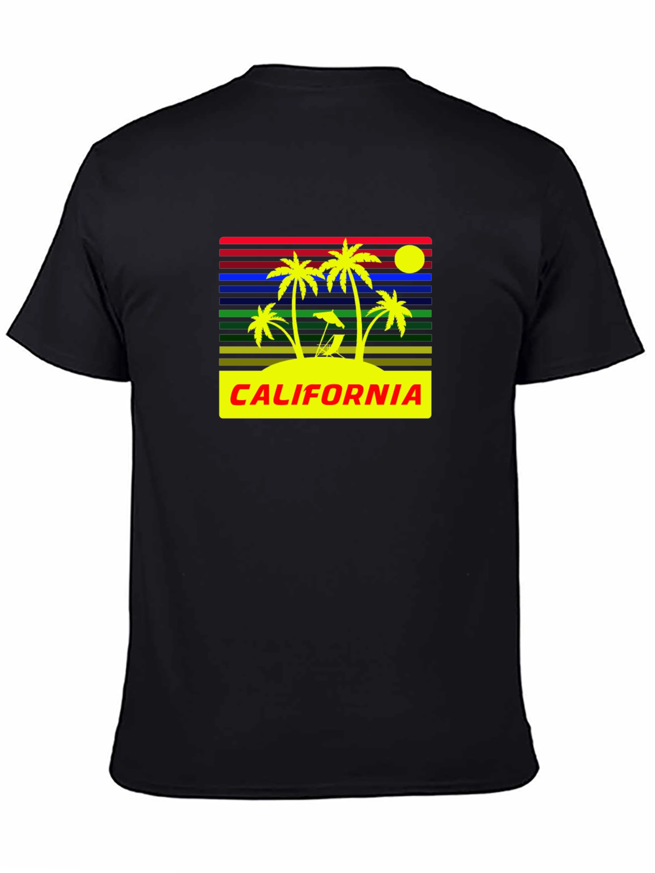 California Palm Tree Retro T-Shirt