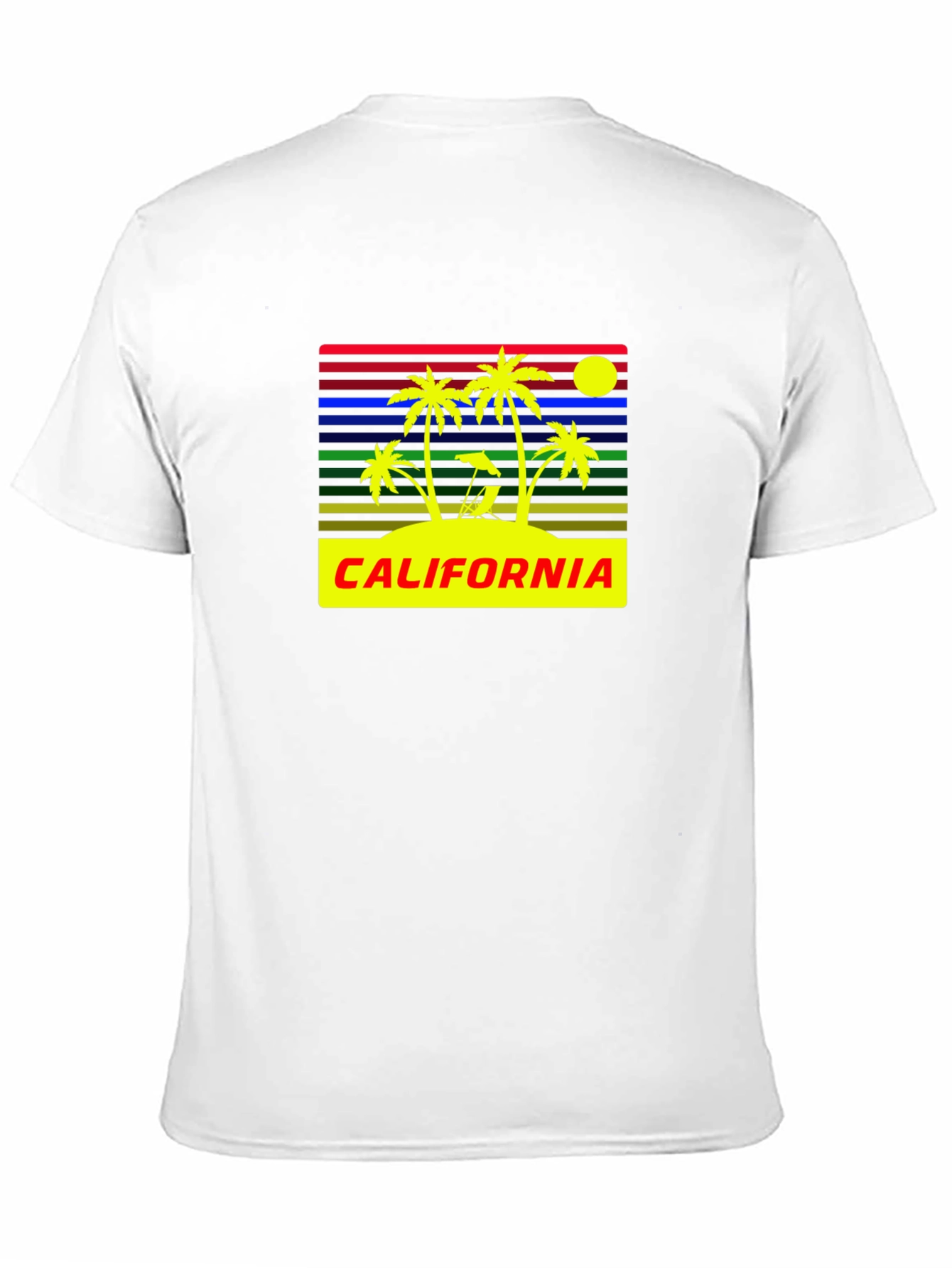 California Palm Tree Retro T-Shirt