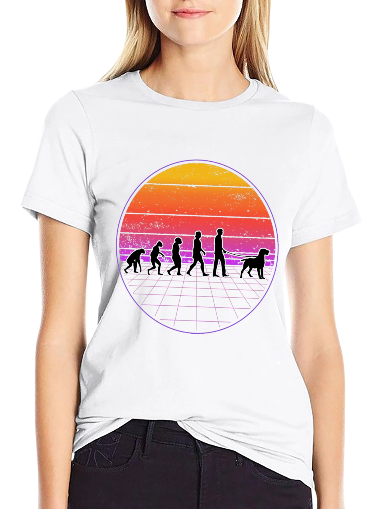 Evolution of Dog Walking T-Shirt