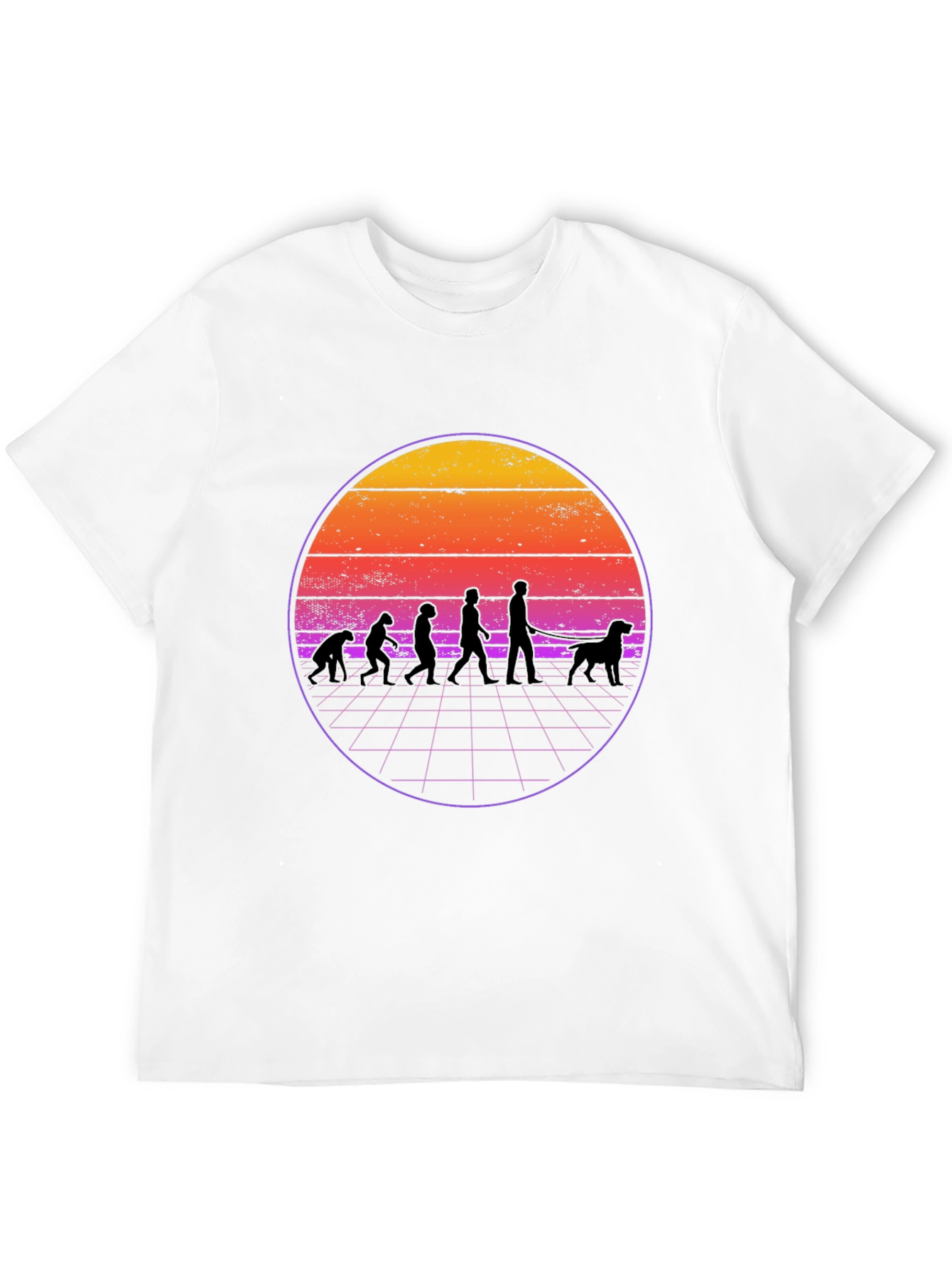 Evolution of Dog Walking T-Shirt