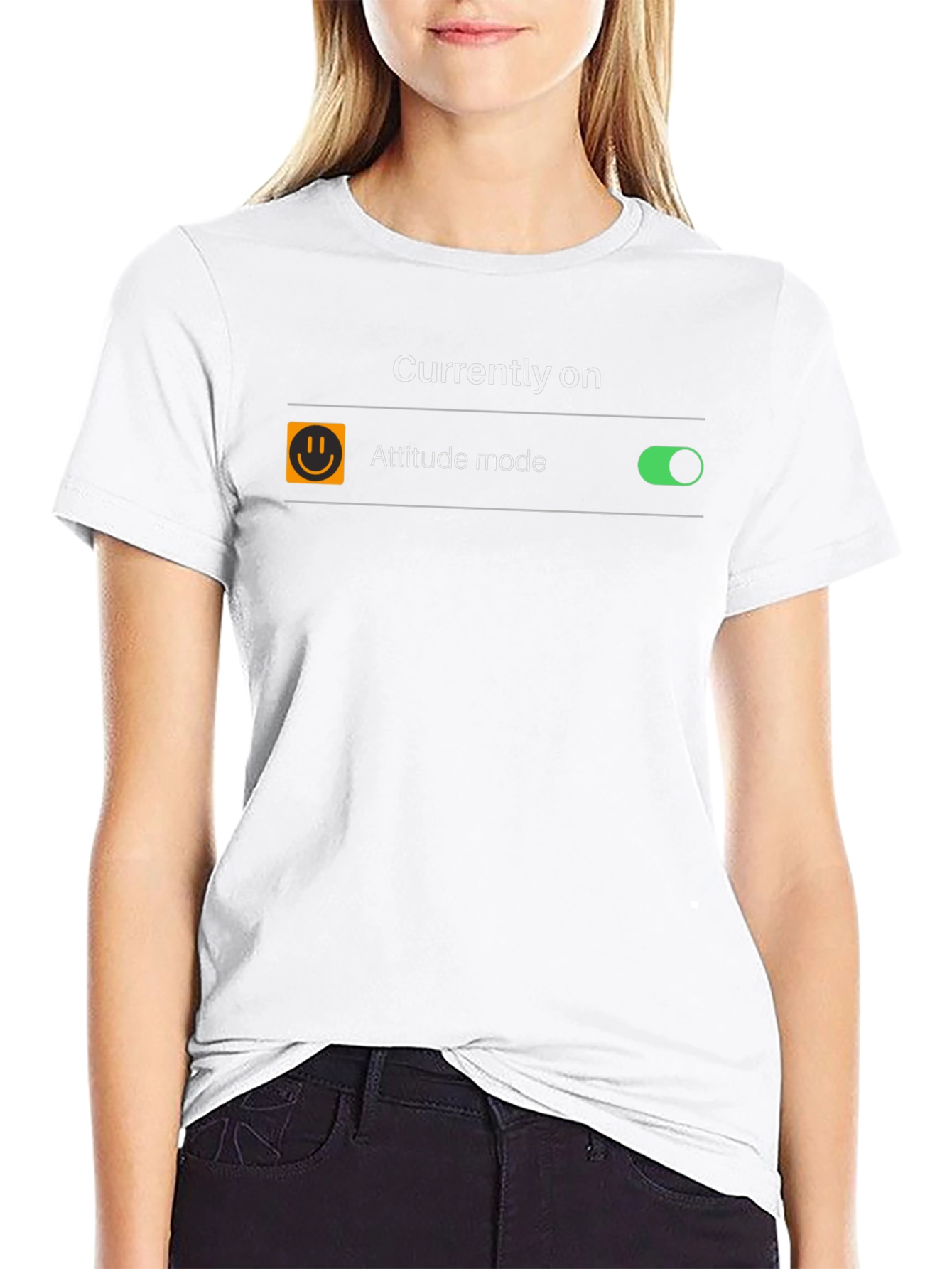 Attitude Mode On T-Shirt - Funny Graphic Tee