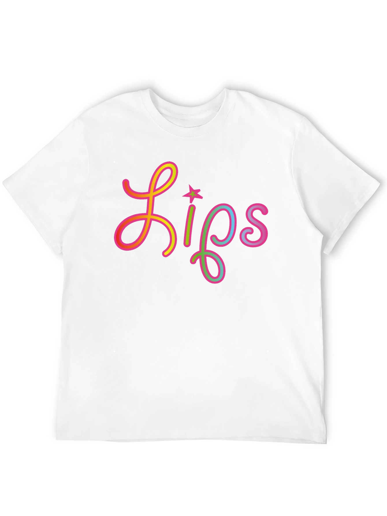 Lips Graphic Black Tee