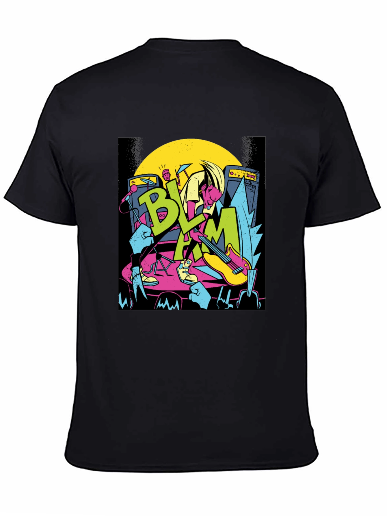 Retro Rock Band Tee - BLAM Concert T-Shirt