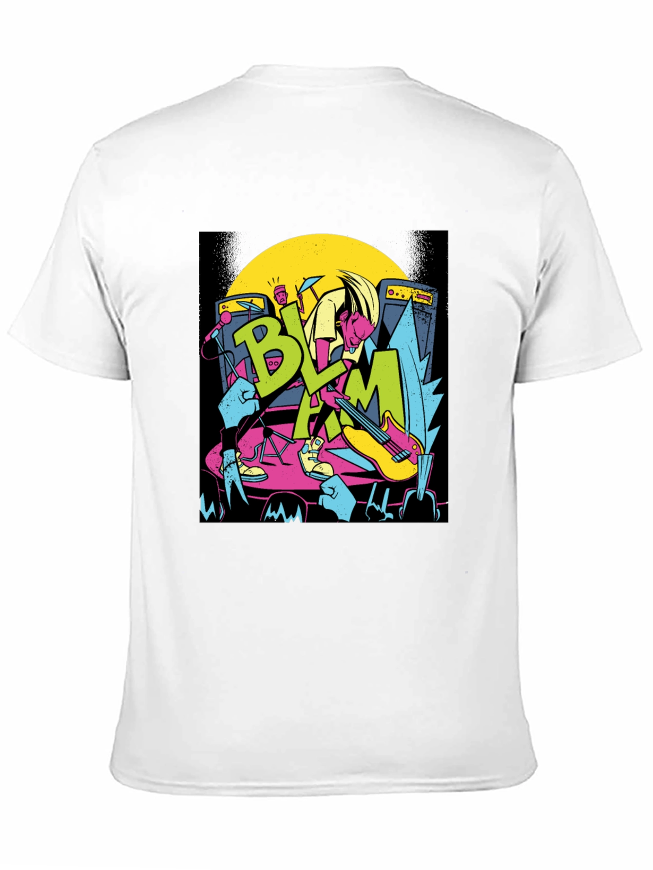 Retro Rock Band Tee - BLAM Concert T-Shirt