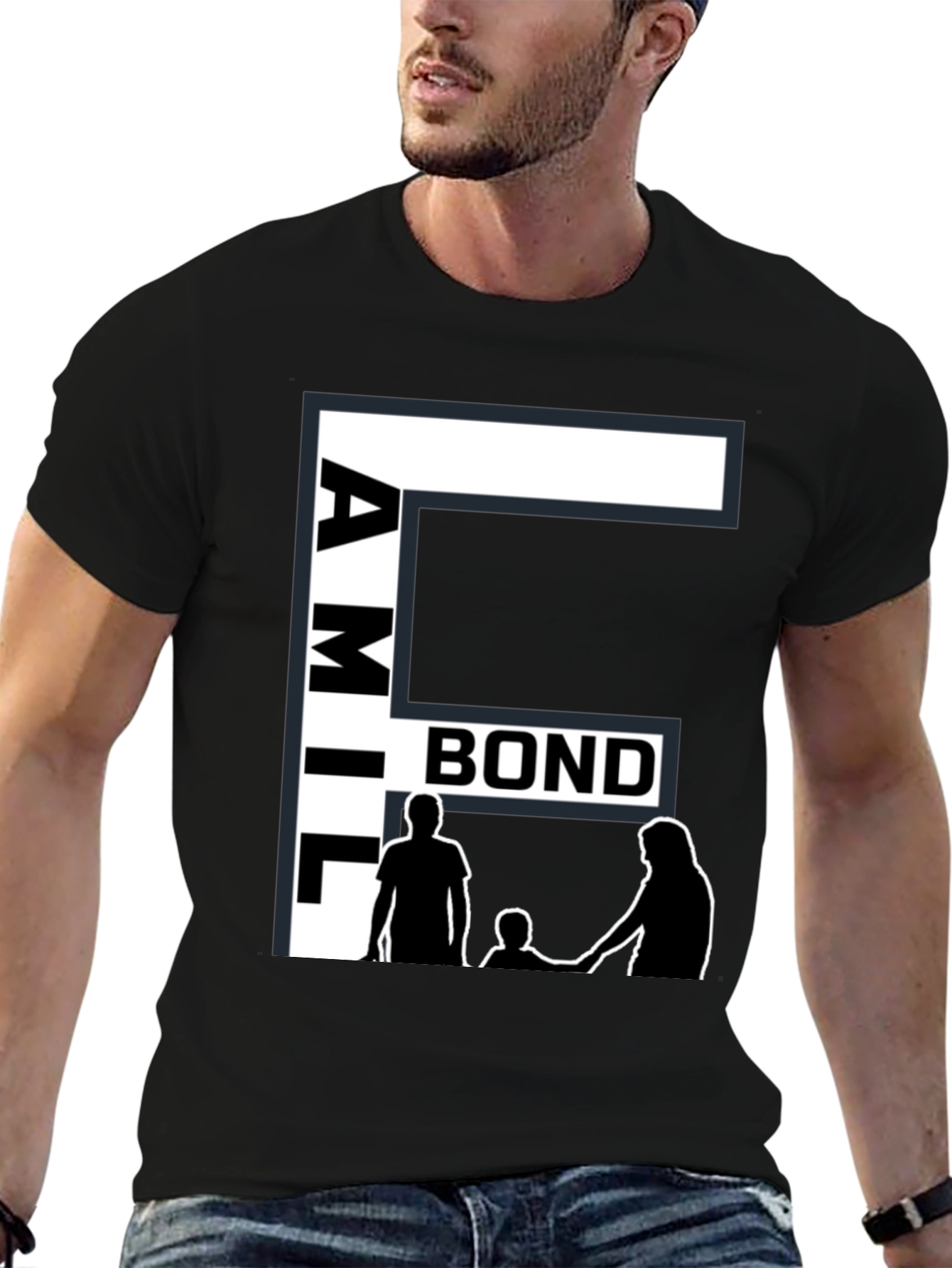 Family Bond Black T-Shirt