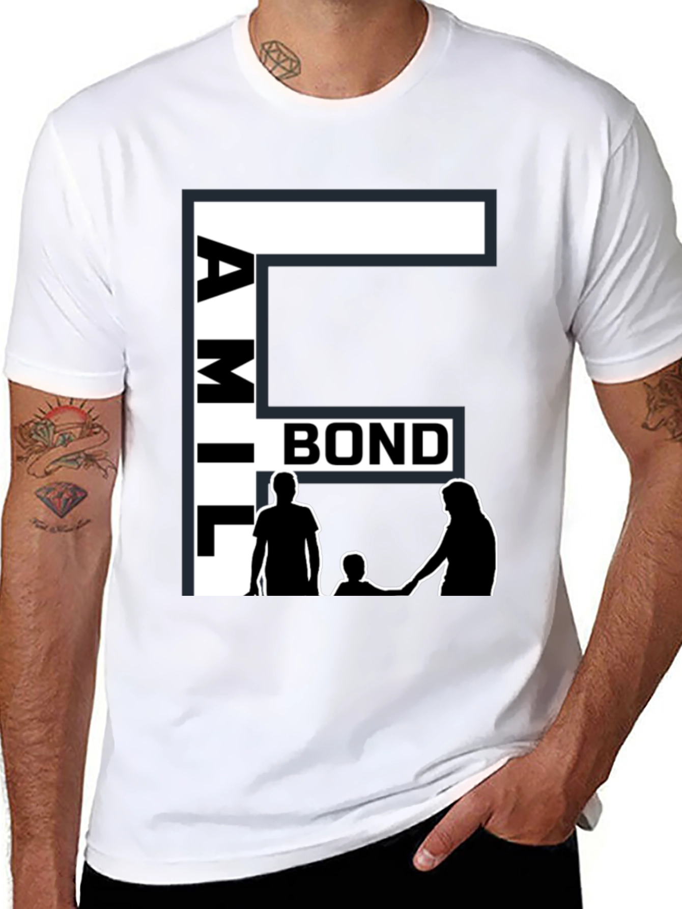 Family Bond Black T-Shirt