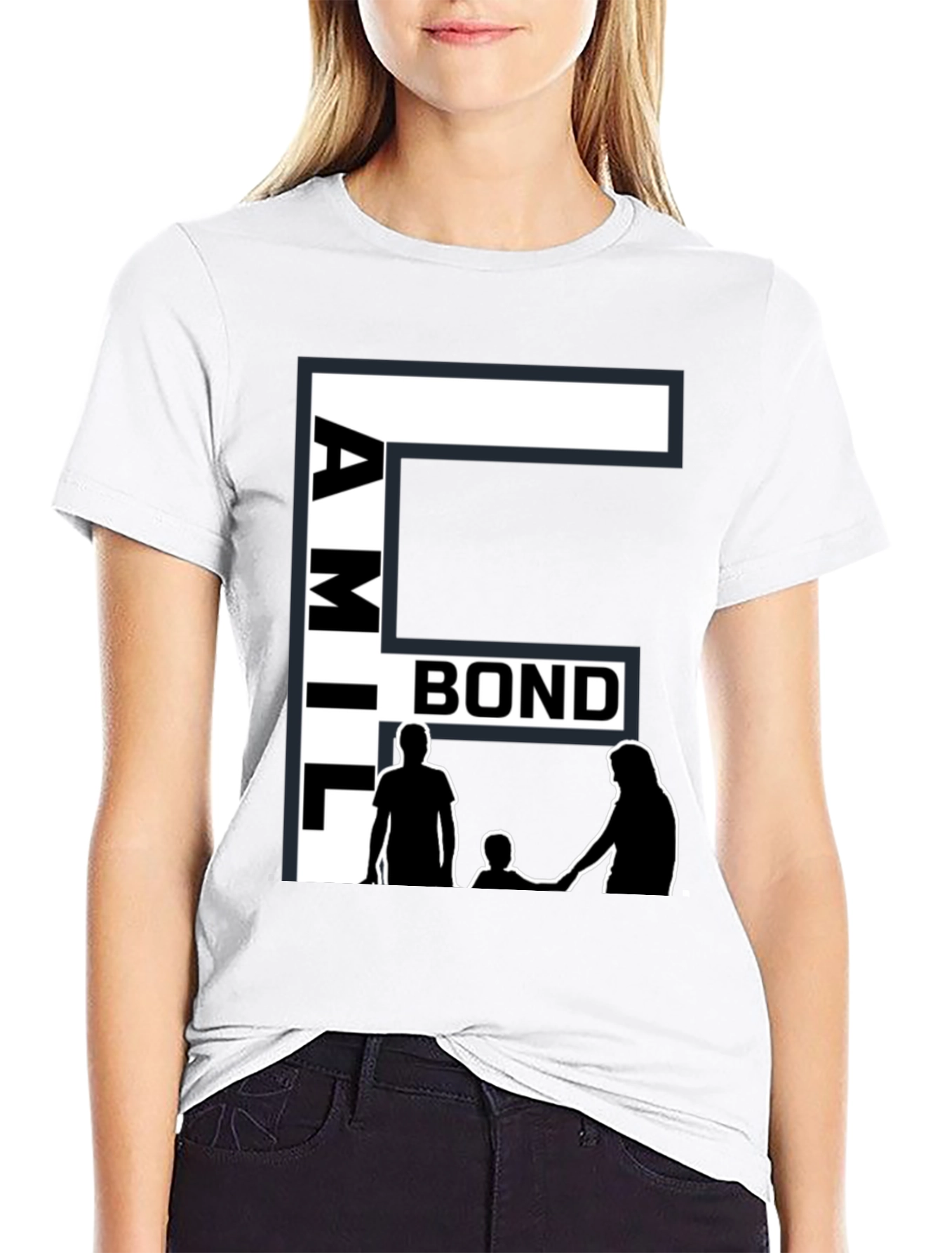 Family Bond Black T-Shirt